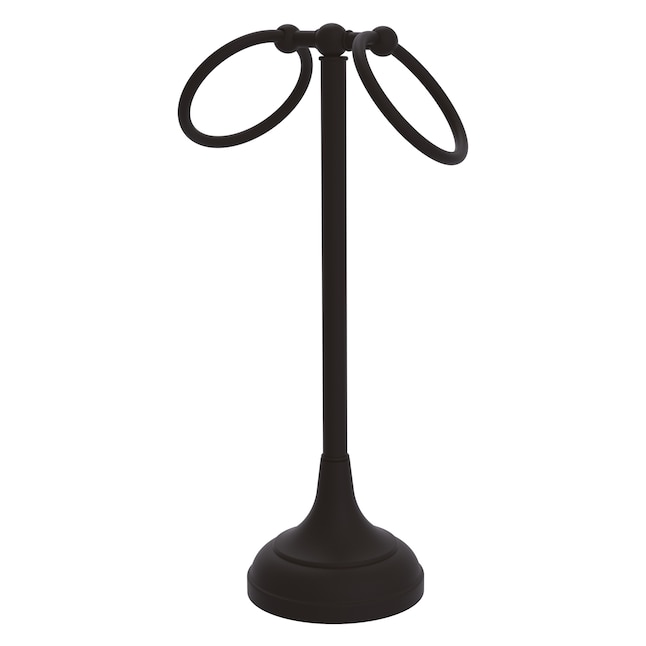 Allied Brass Tribecca Oil-Rubbed Bronze Freestanding Towel Rack Allied Brass Tribecca Oil-Rubbed Bronze Freestanding Towel Rack
