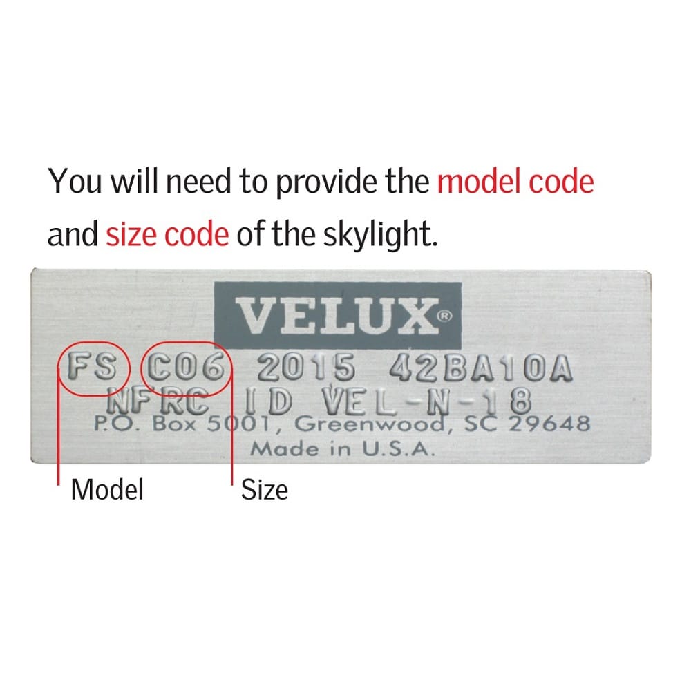 VELUX Blinds for Velux Vs S06 Series Skylight in the Skylight Accessories  department at