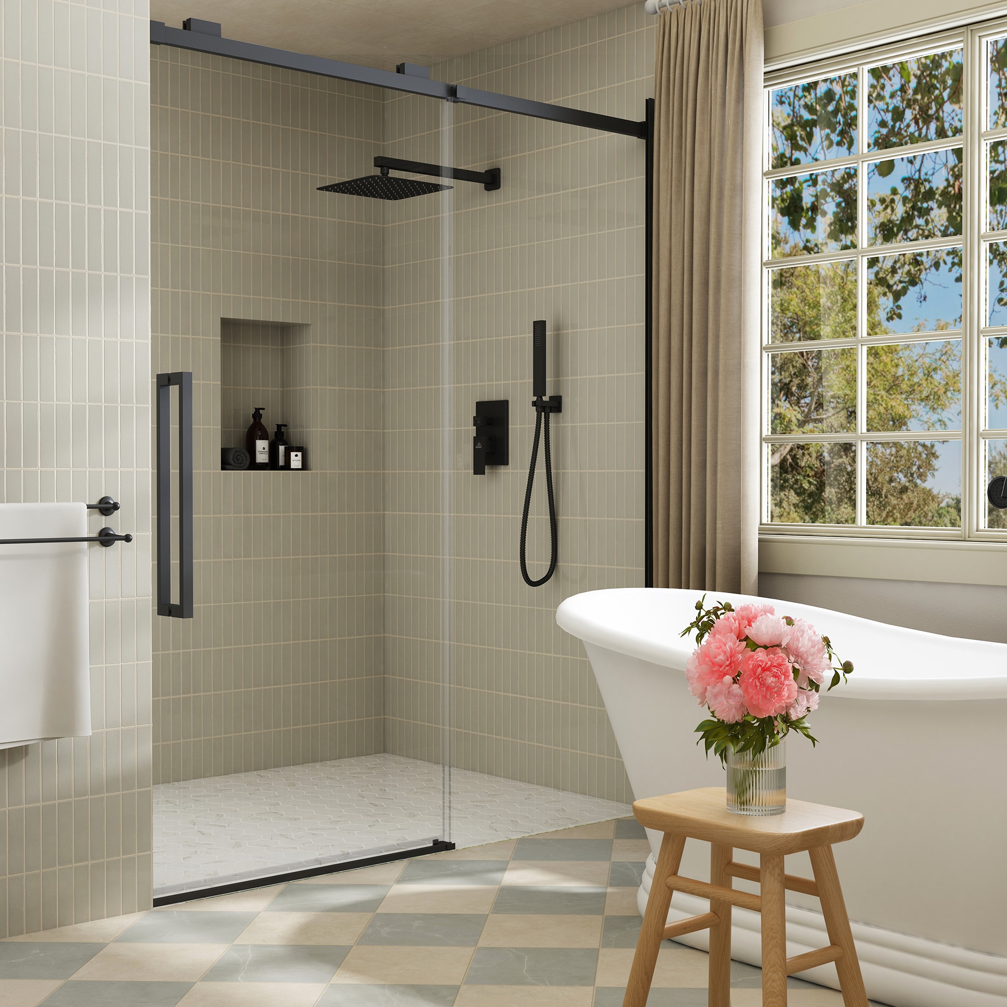 CASAINC M6066-A-10-MB Showerhead-Bar-Panels - View #3