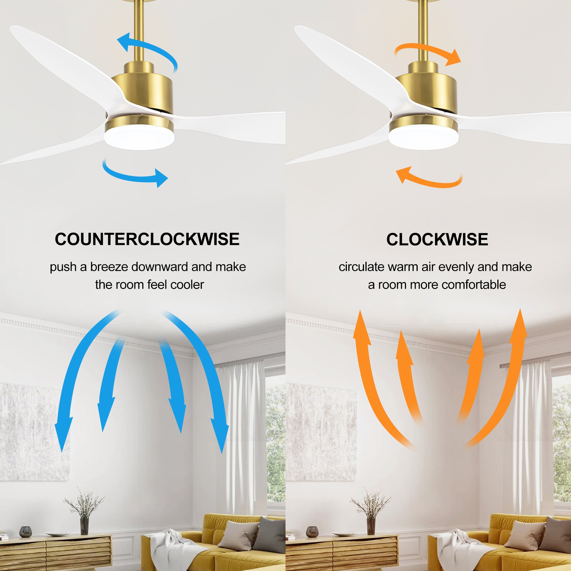 Breezary 30007-WH Ceiling-Fans - View #6