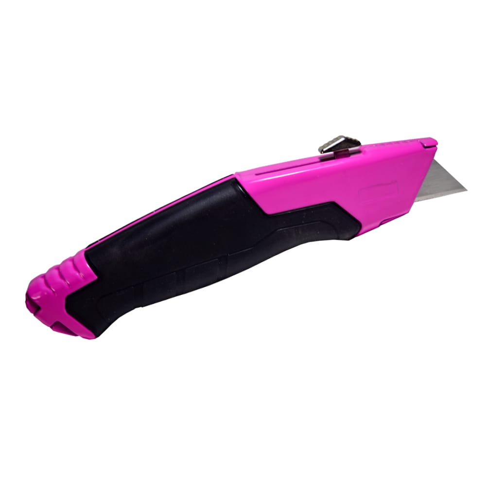 Pink Power Pink Box Cutter Retractable, Pink Utility Knife for Carpet, Cute Box  Cutter Knife Heavy Duty 3 Blades and Storage Compartment -  Singapore