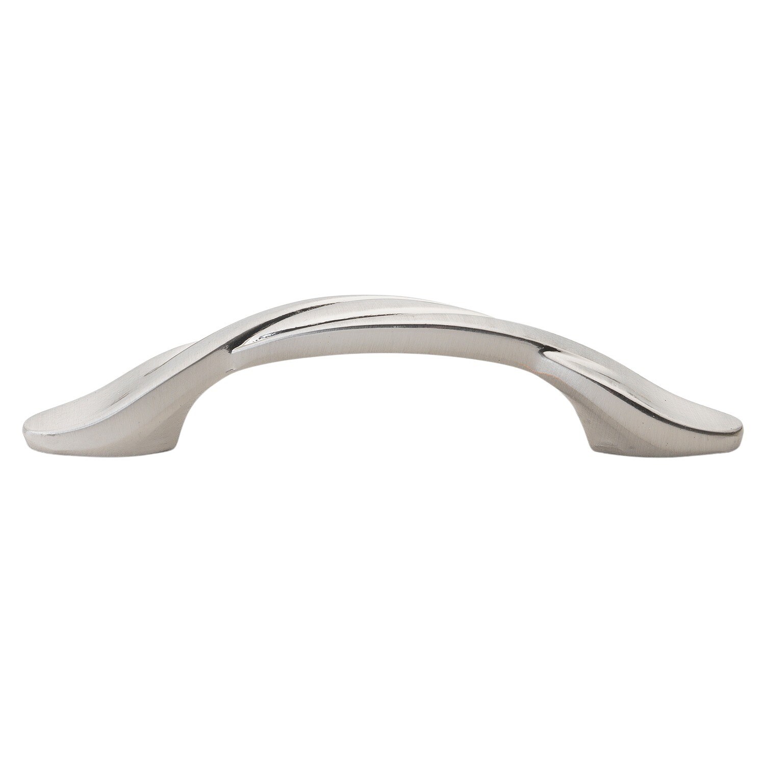 GlideRite Hardware 87340-SN-5 3 in. Classic Twisted Cabinet Pull - 5 Pack