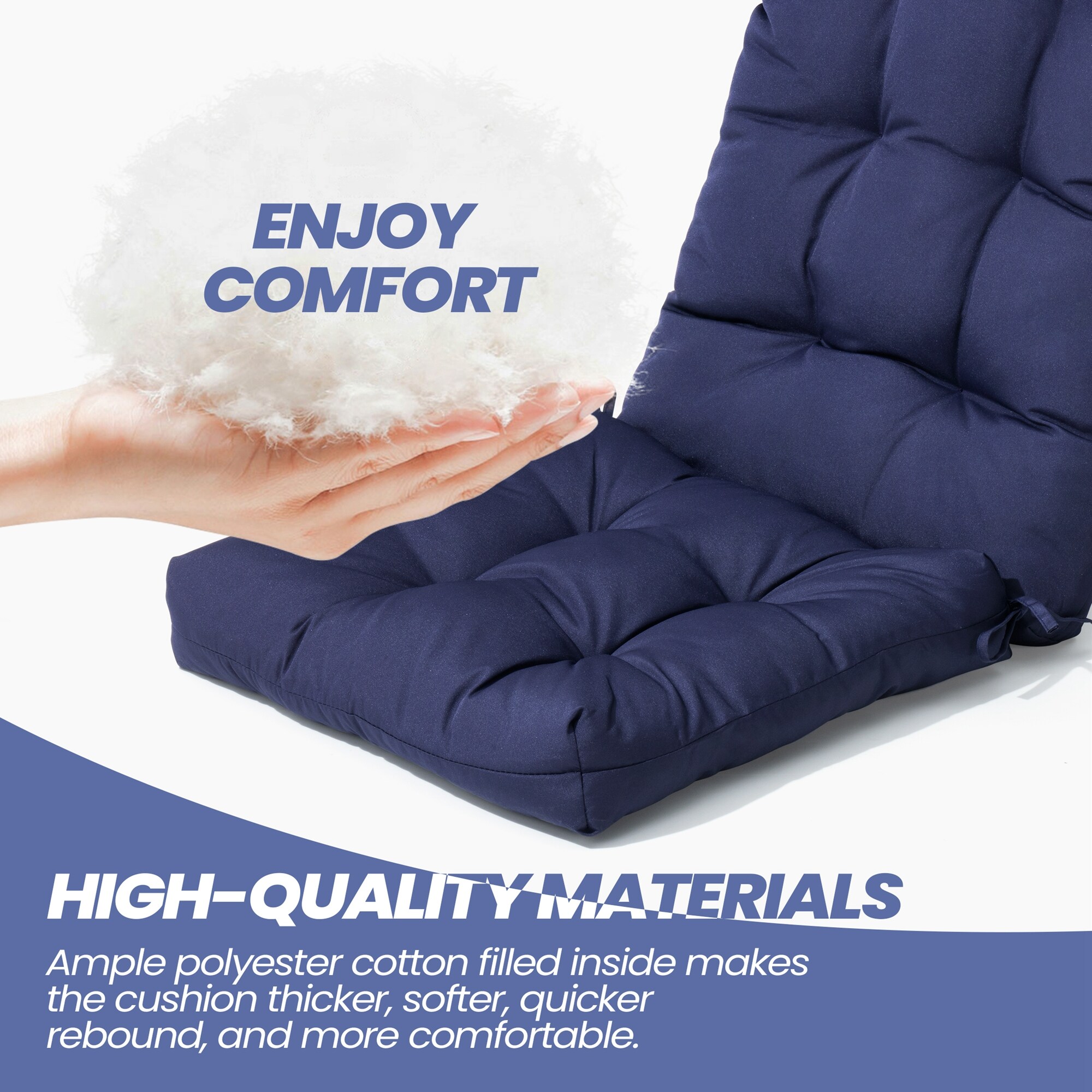 CloudFly CL-CU002NAV-1 Patio-Furniture-Cushions - View #8