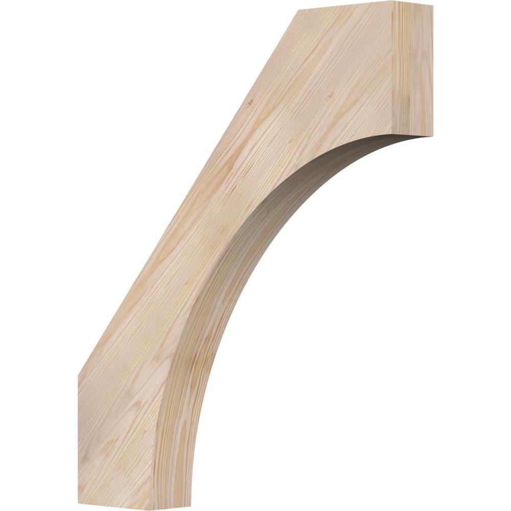 Ekena Millwork BRC04X24X28WTL00SDF 3-1/2-in x 24-in x 28-in Douglas Fir Unfinished Wood Westlake smooth