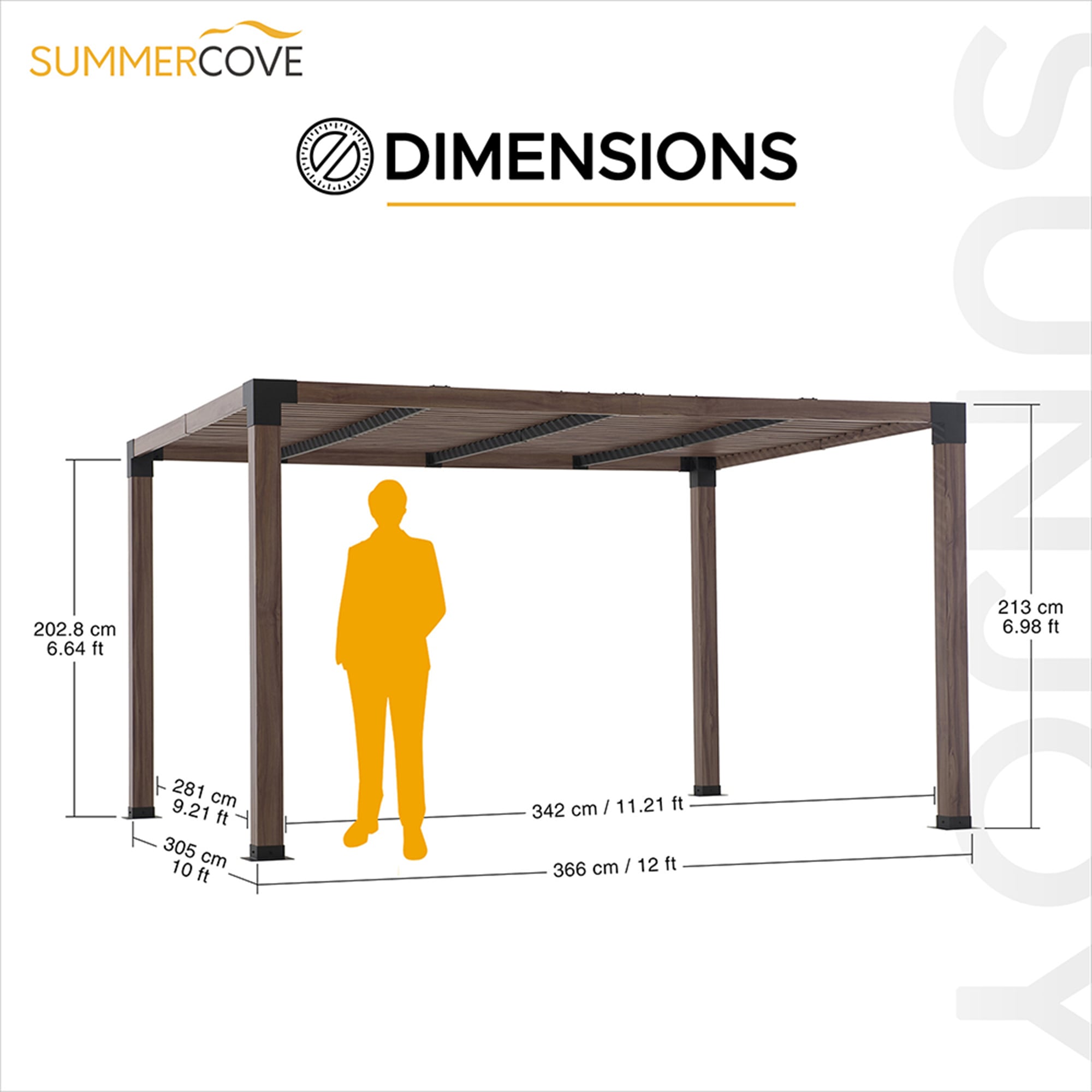 SUMMERCOVE A106008100 Pergolas-2 - View #7