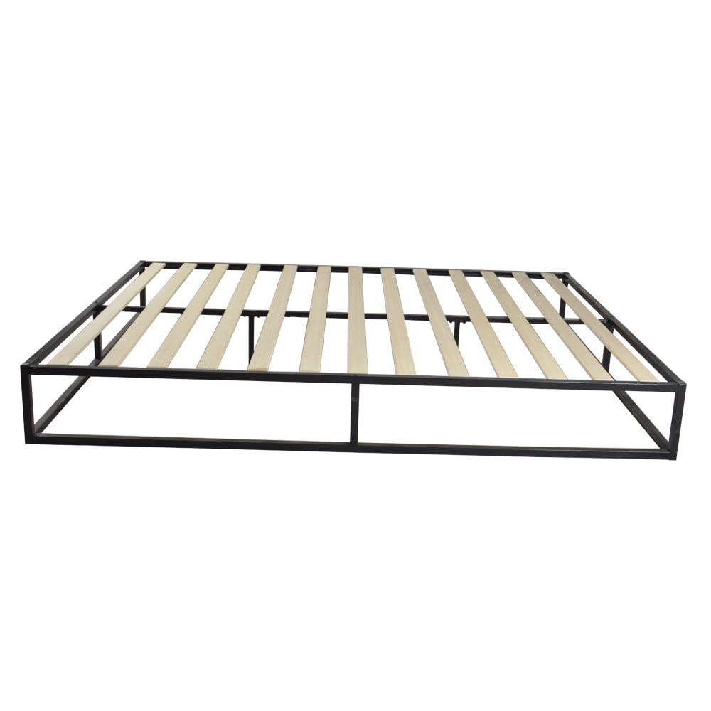 Winado Bed Frame Black Full Metal Bed Frame At Lowes.com