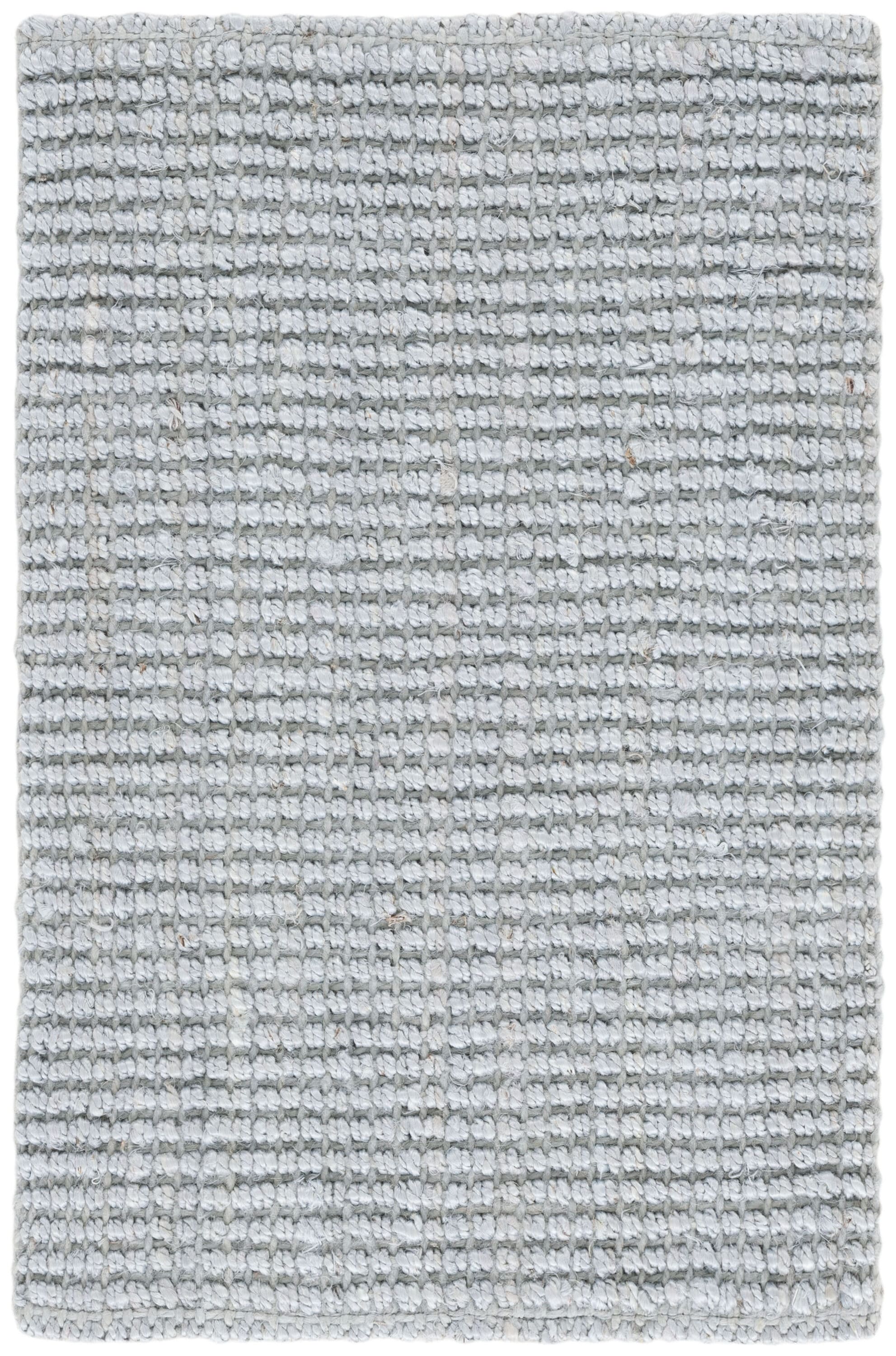 Natural Fiber 730F Soft Grey 2 x 4 Rectangular Area rug