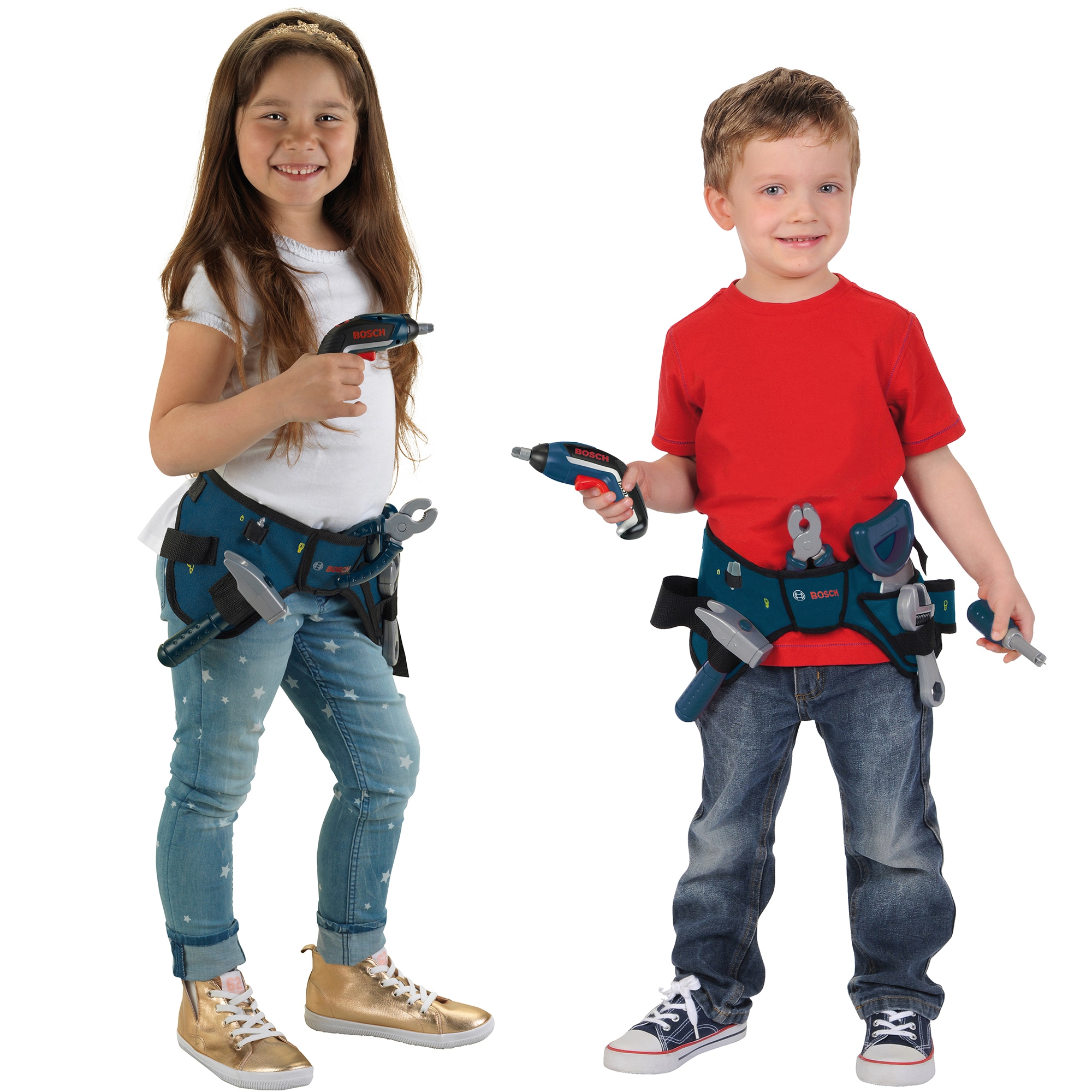 Hey! Play! Kids Pretend Play Toy Tool Belt Set HW3300118 - The