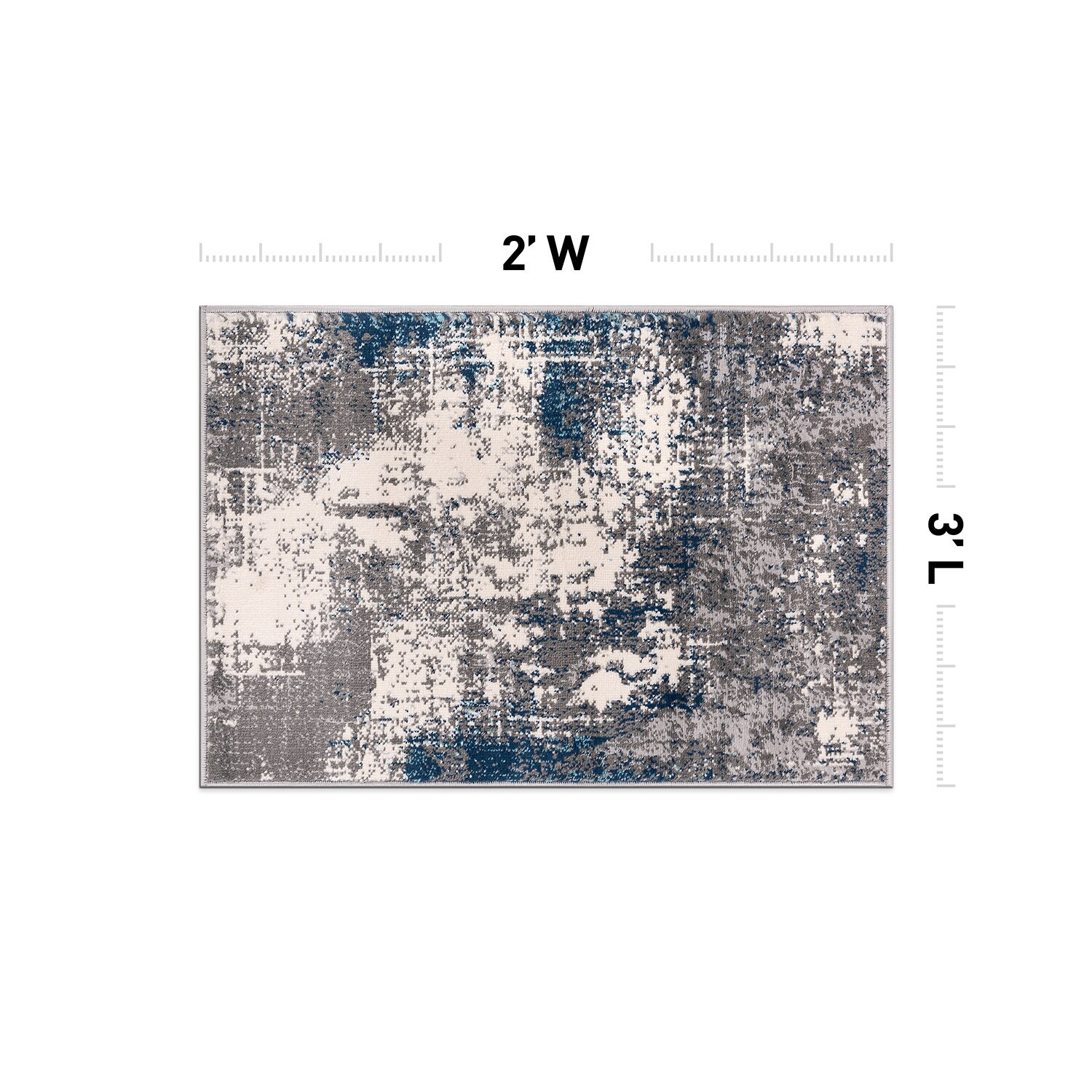World Rug Gallery 4059BLUE2X3 rugs - View #2