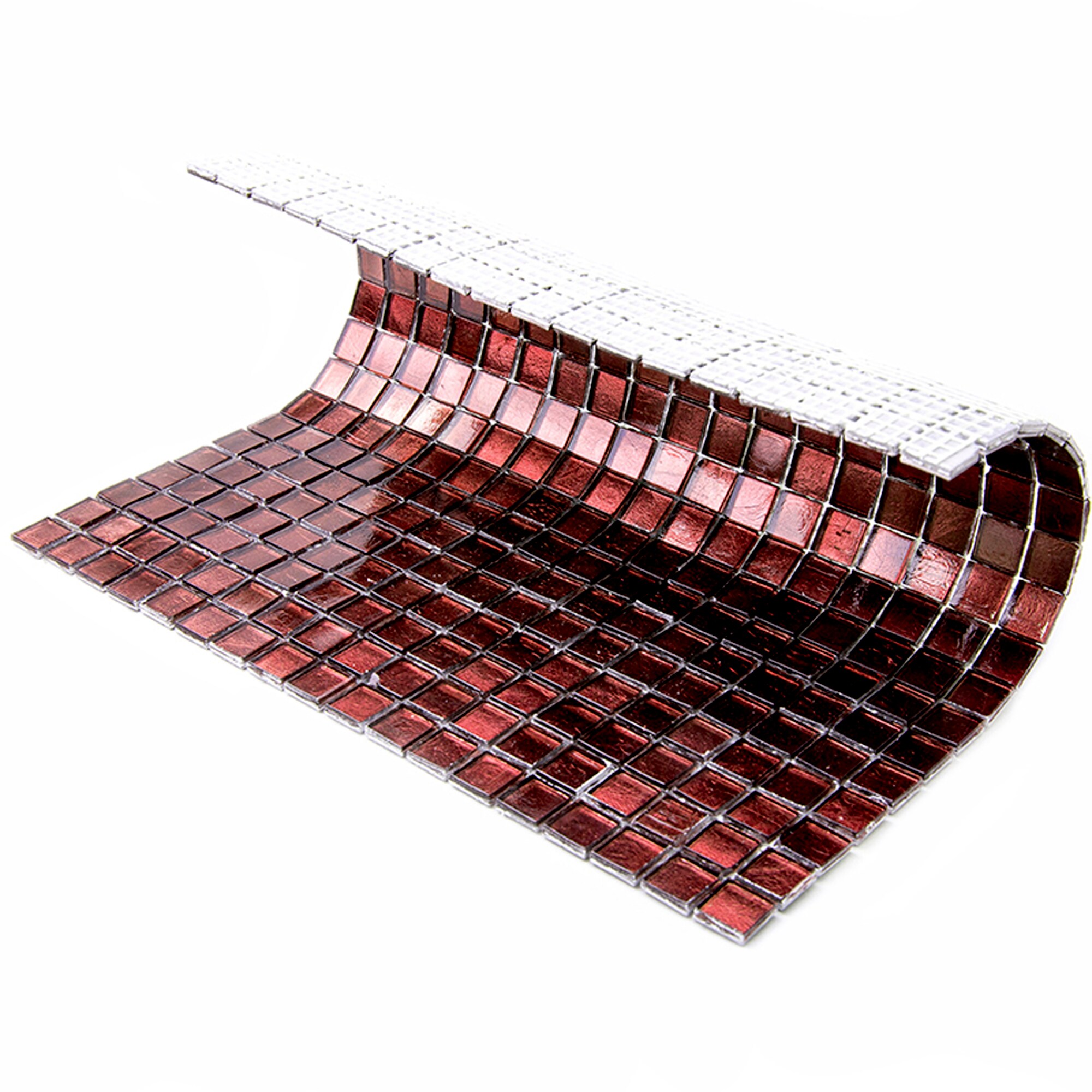 Apollo Tile Skosh Rouge Pink 11-1/2-in x 11-1/2-in Glossy Glass Uniform Squares Floor and Wall Tile (18.69-sq. ft/ Carton)