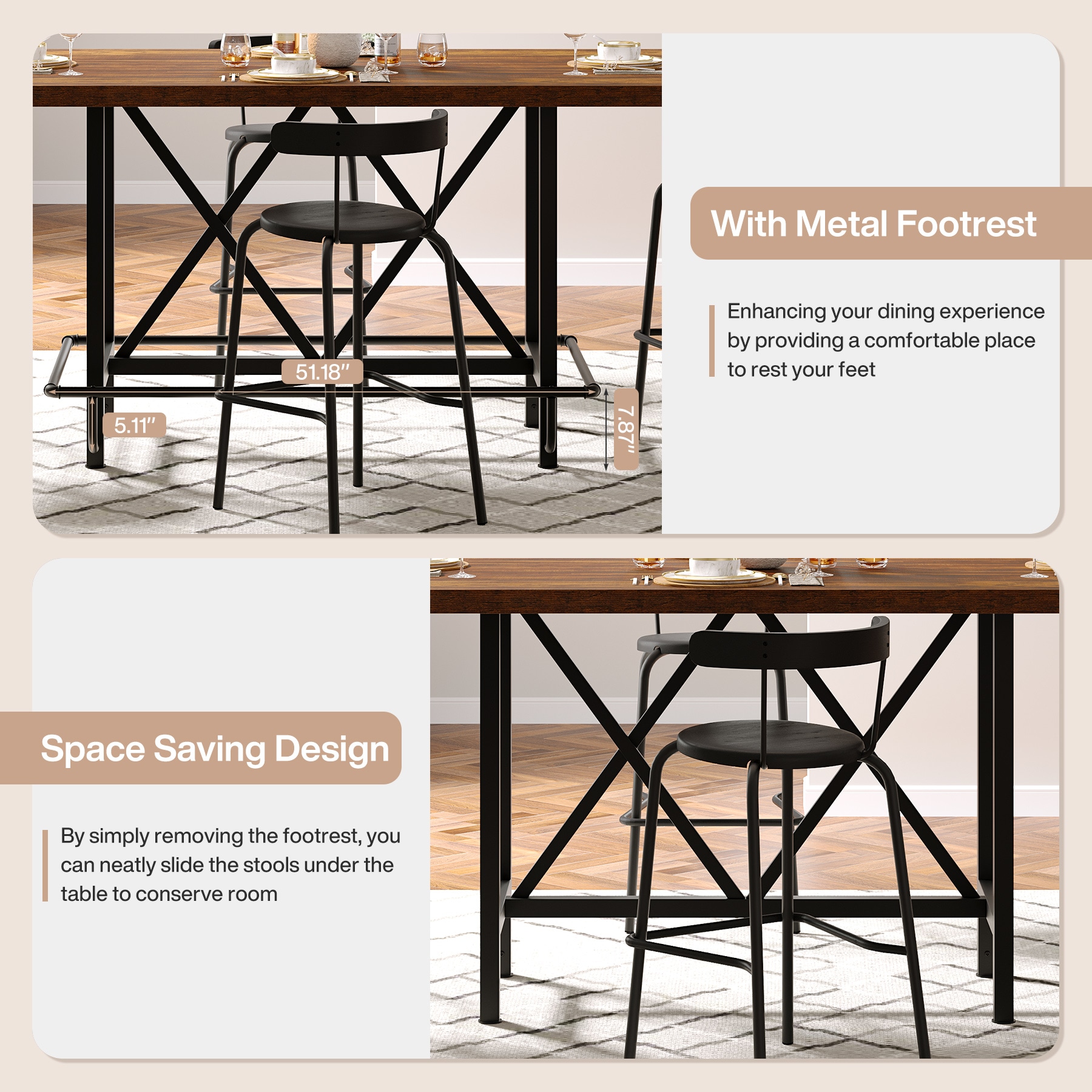 Fnova LWTJ-JW0778 Dining-Tables - View #5