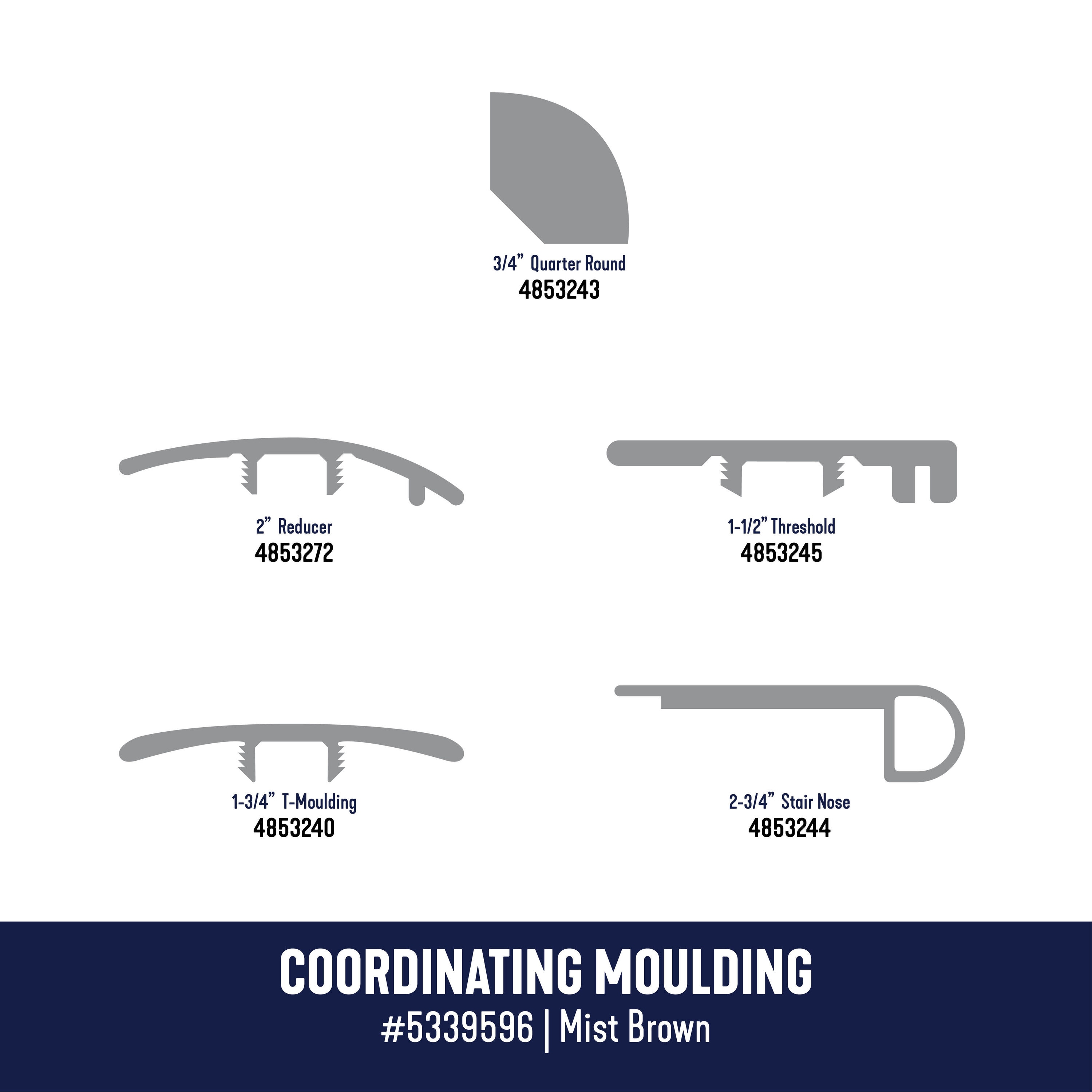 Armstrong Flooring TR6SC744LD Floor-Moulding - View #2