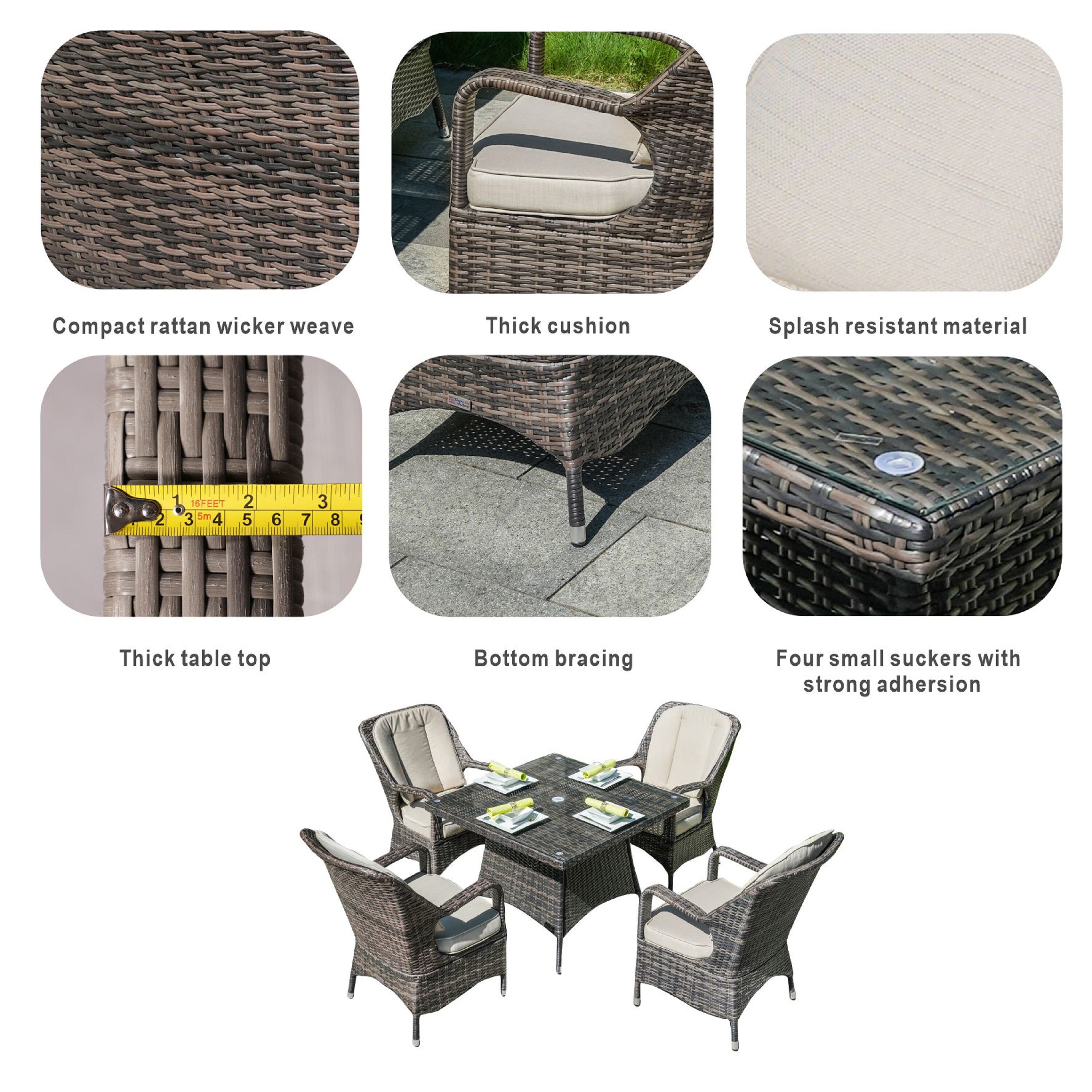Moda Furnishings MPAD-1710-BR Patio-Dining-Sets - View #9