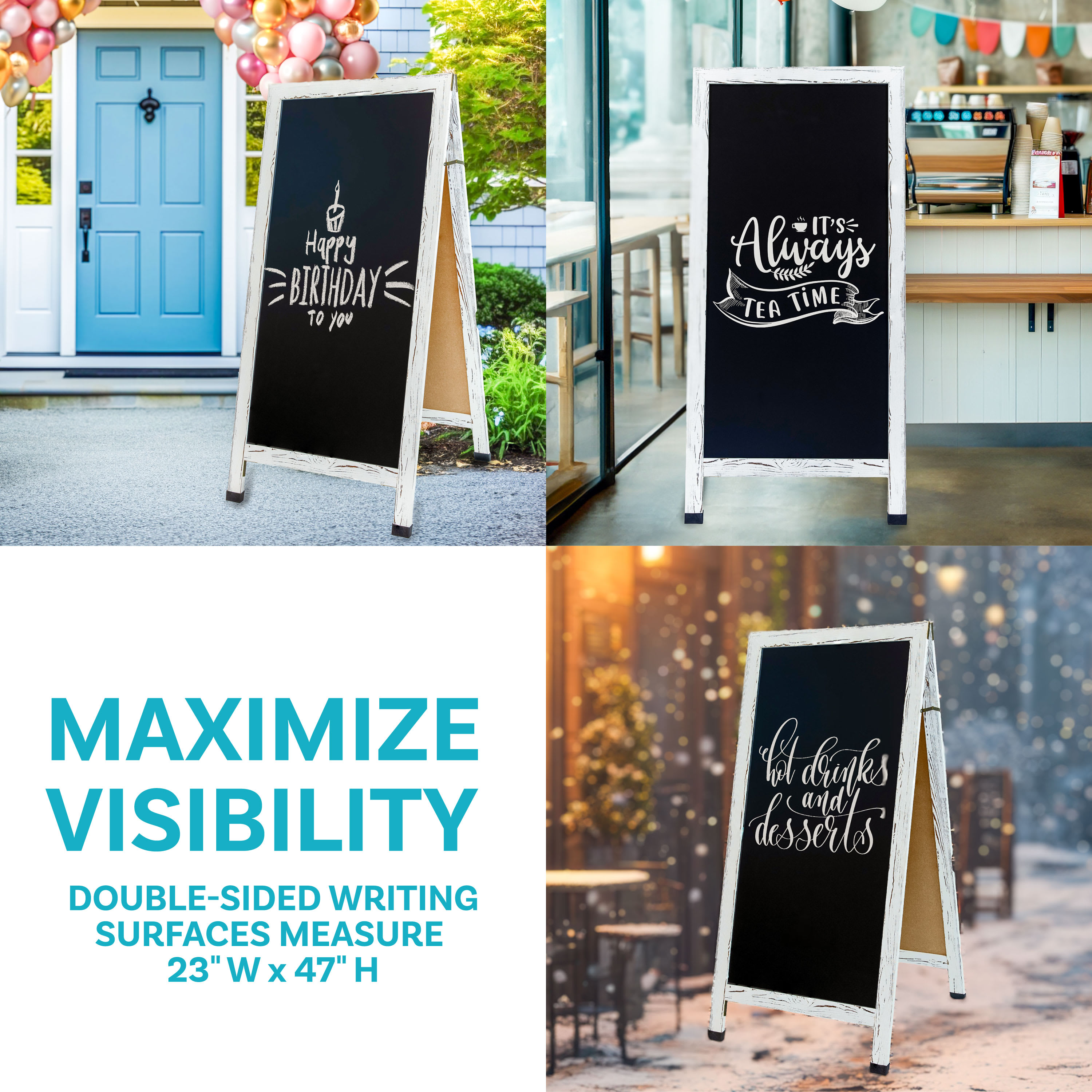 Sunnydaze Decor DYG-4751 Dry-Erase-Bulletin-Boards - View #2