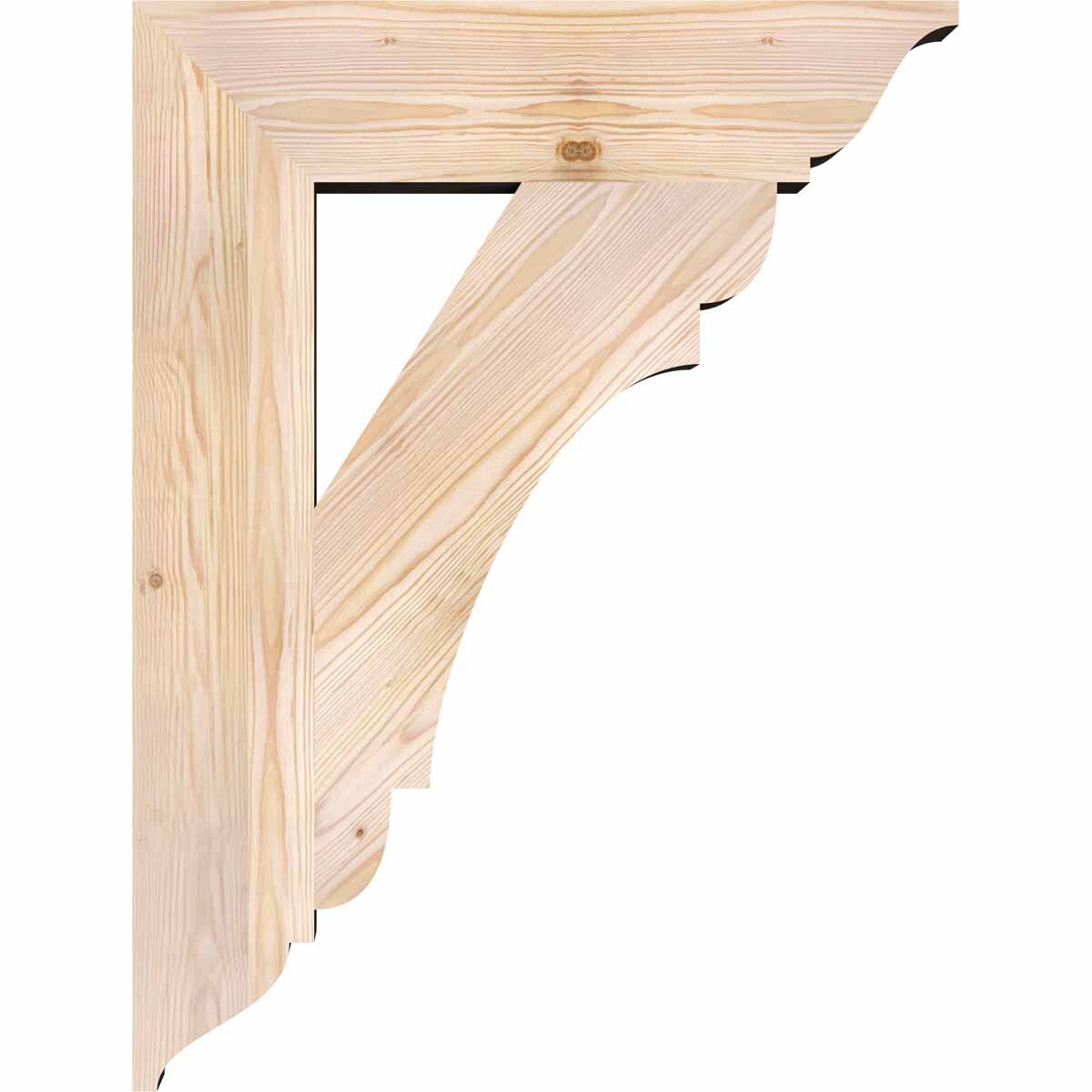 Ekena Millwork BKT06X26X34OLY01SDF Exterior-Brackets-Braces - View #3