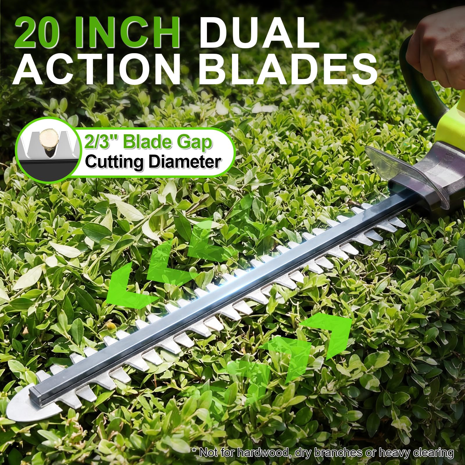 Numhew NHBEN409190 Cordless-Hedge-Trimmers - View #5