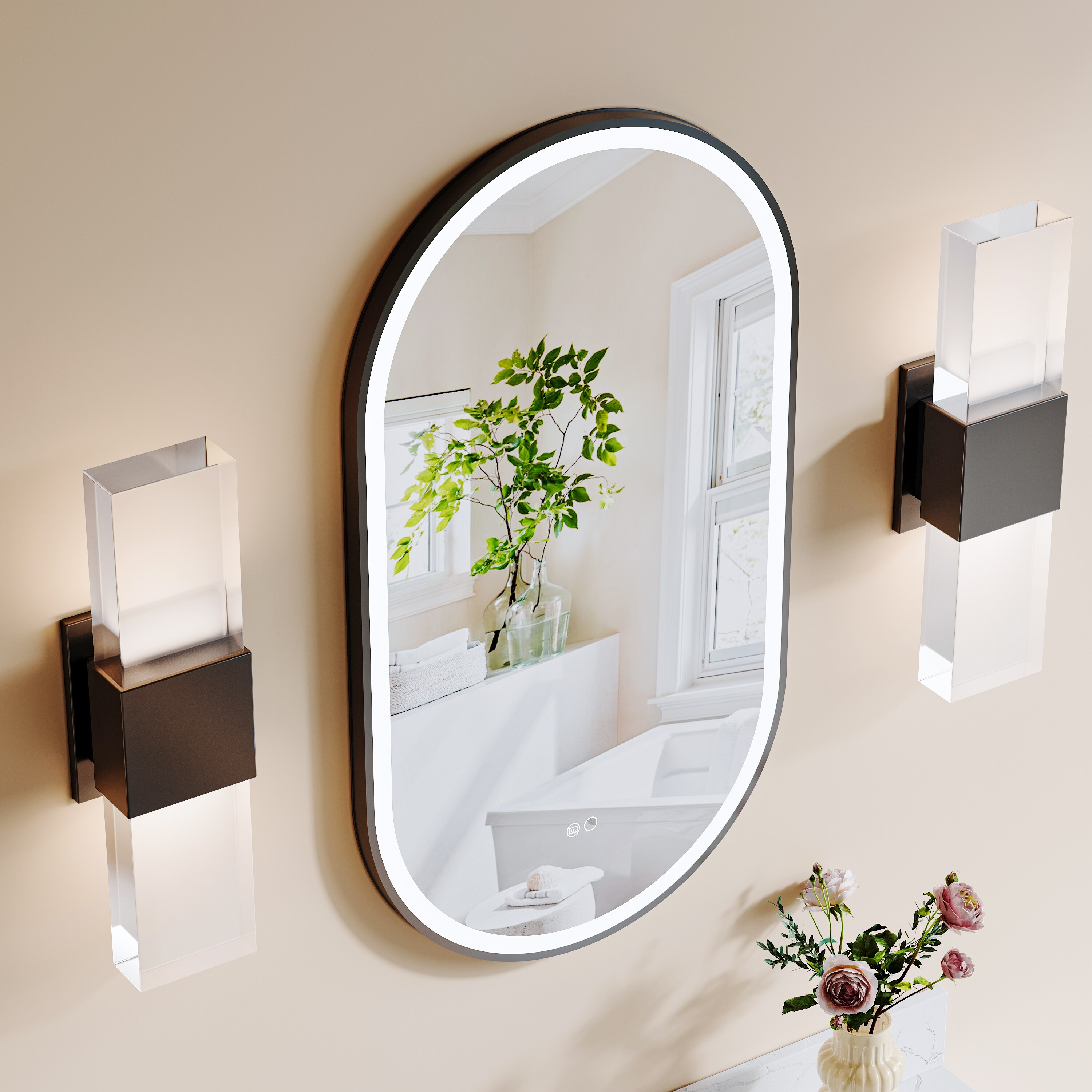 CALVON RC9-OR2036MB Framed-Bath-Mirrors - View #8