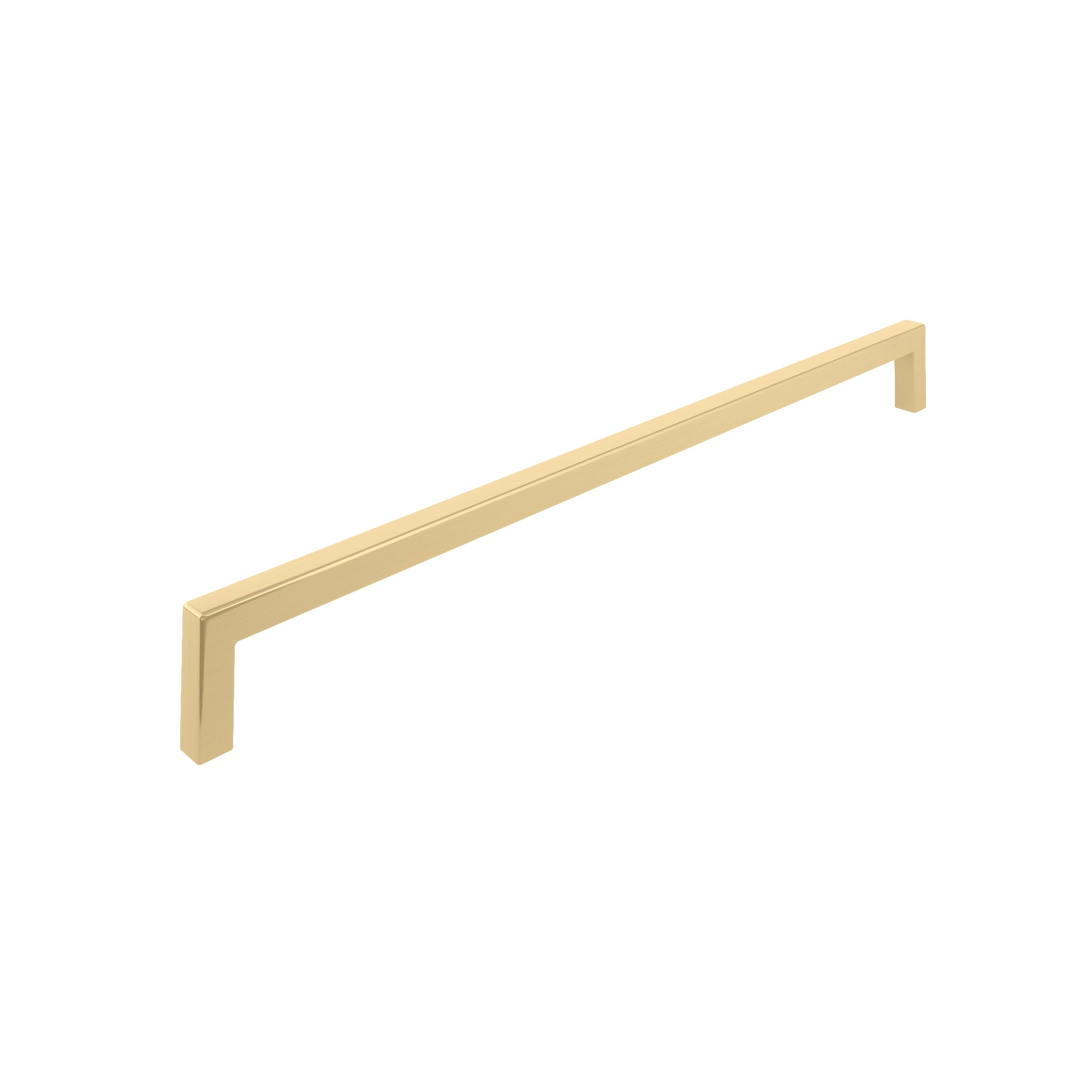Richelieu BP873320160 Lambton 12-5/8-in , 320mm Center to Center Satin Brass Rectangular Handle