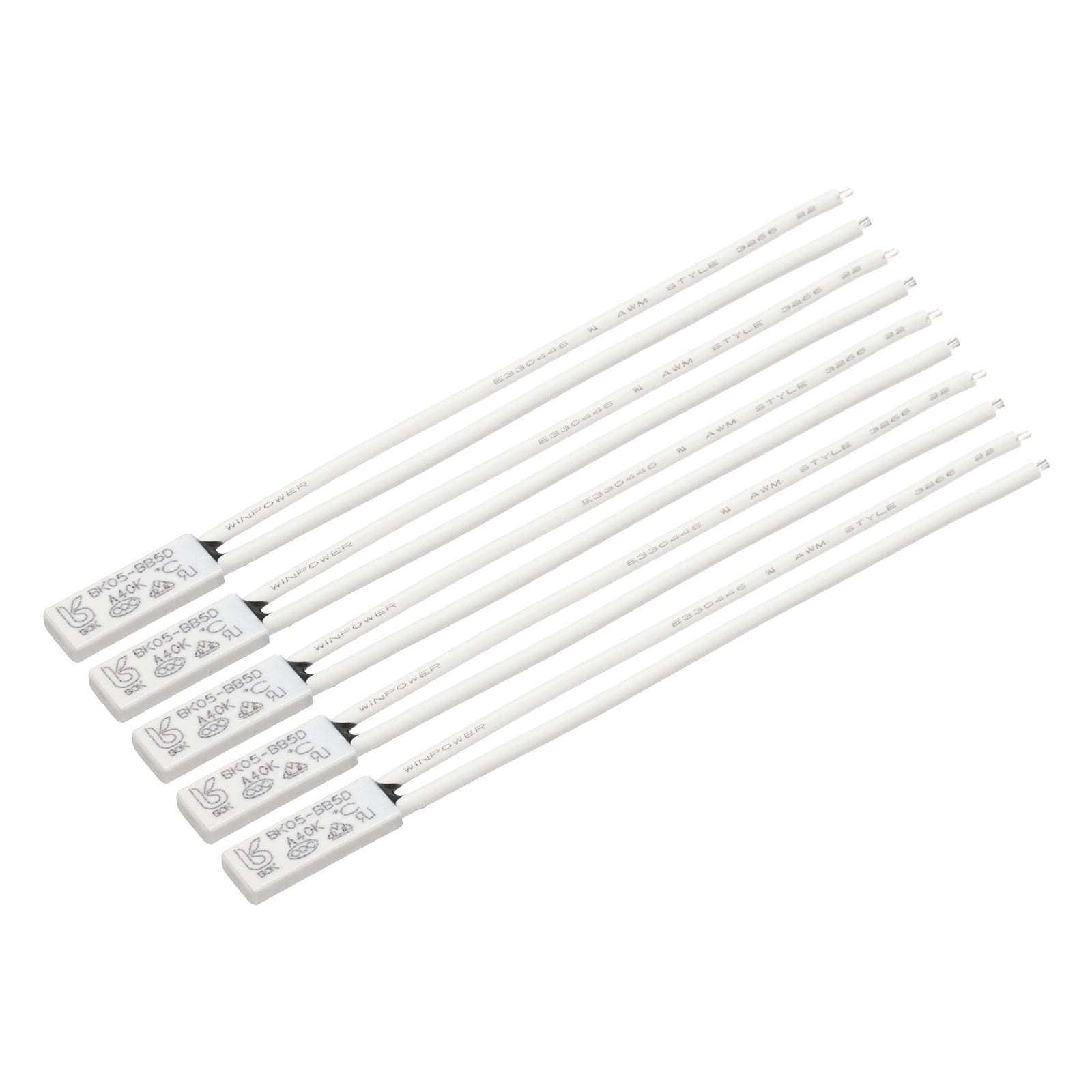 Unique Bargains 5pcs KSD9700 Thermostat NO Temperature Control Switch 40C N.O 2A Plastic Bimetal Normally Open Thermal Protector Thermal Switch #S26042800UX3117