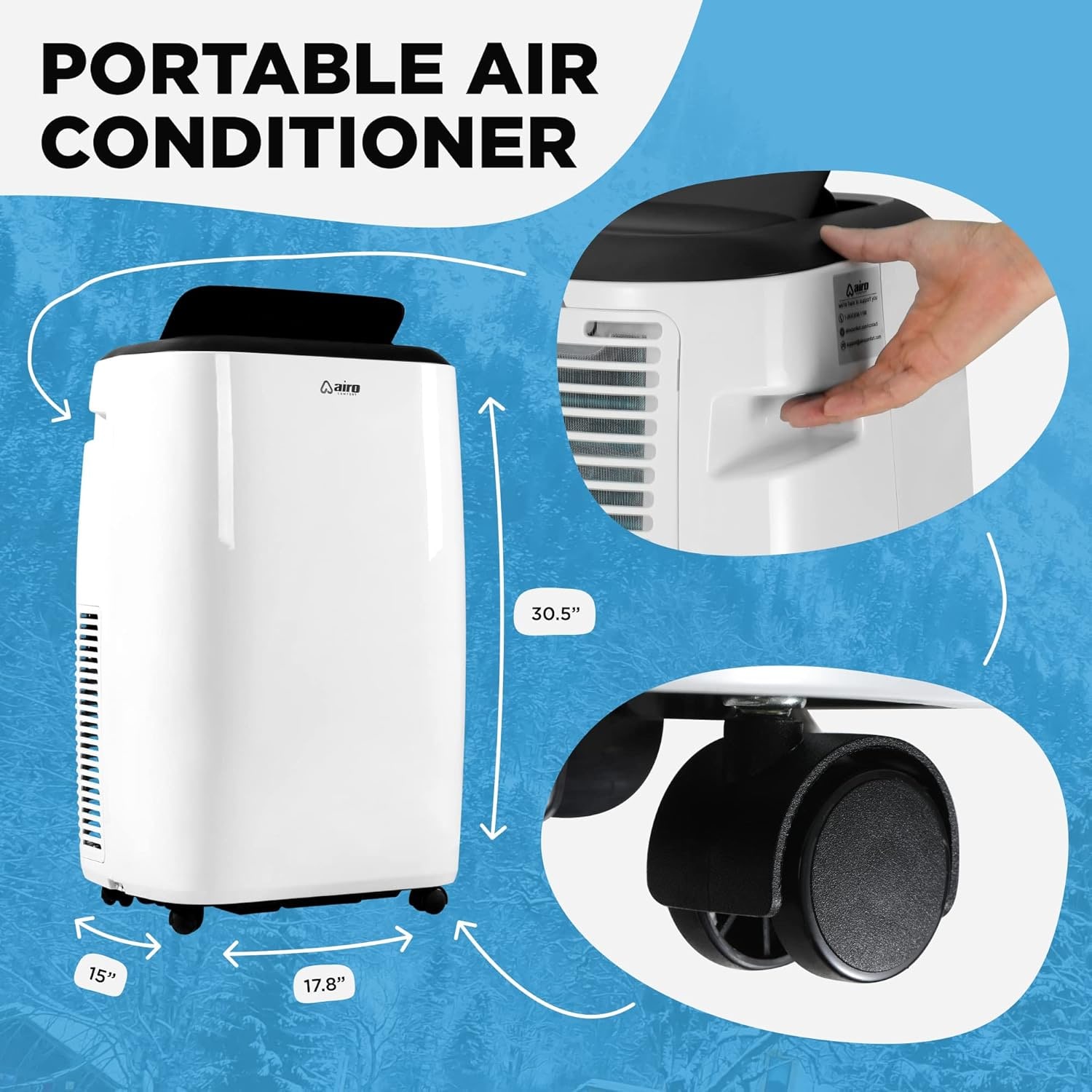 AIRO COMFORT AIRO-AIRCOND-12K Portable-Air-Conditioners - View #7