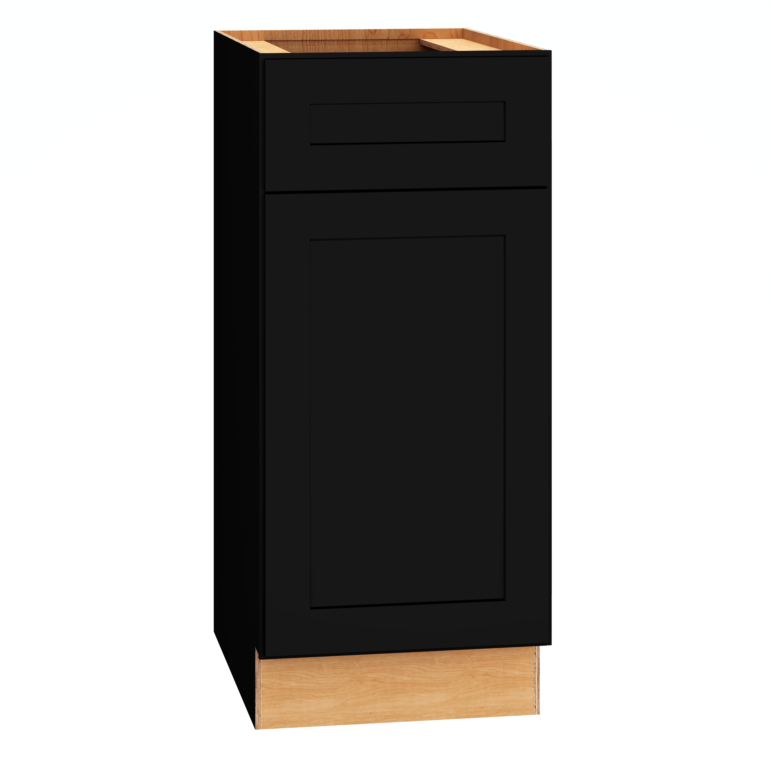 Diamond Express 61I-VB153421R Jamestown 15-in Black Bathroom Vanity Base Cabinet without Top
