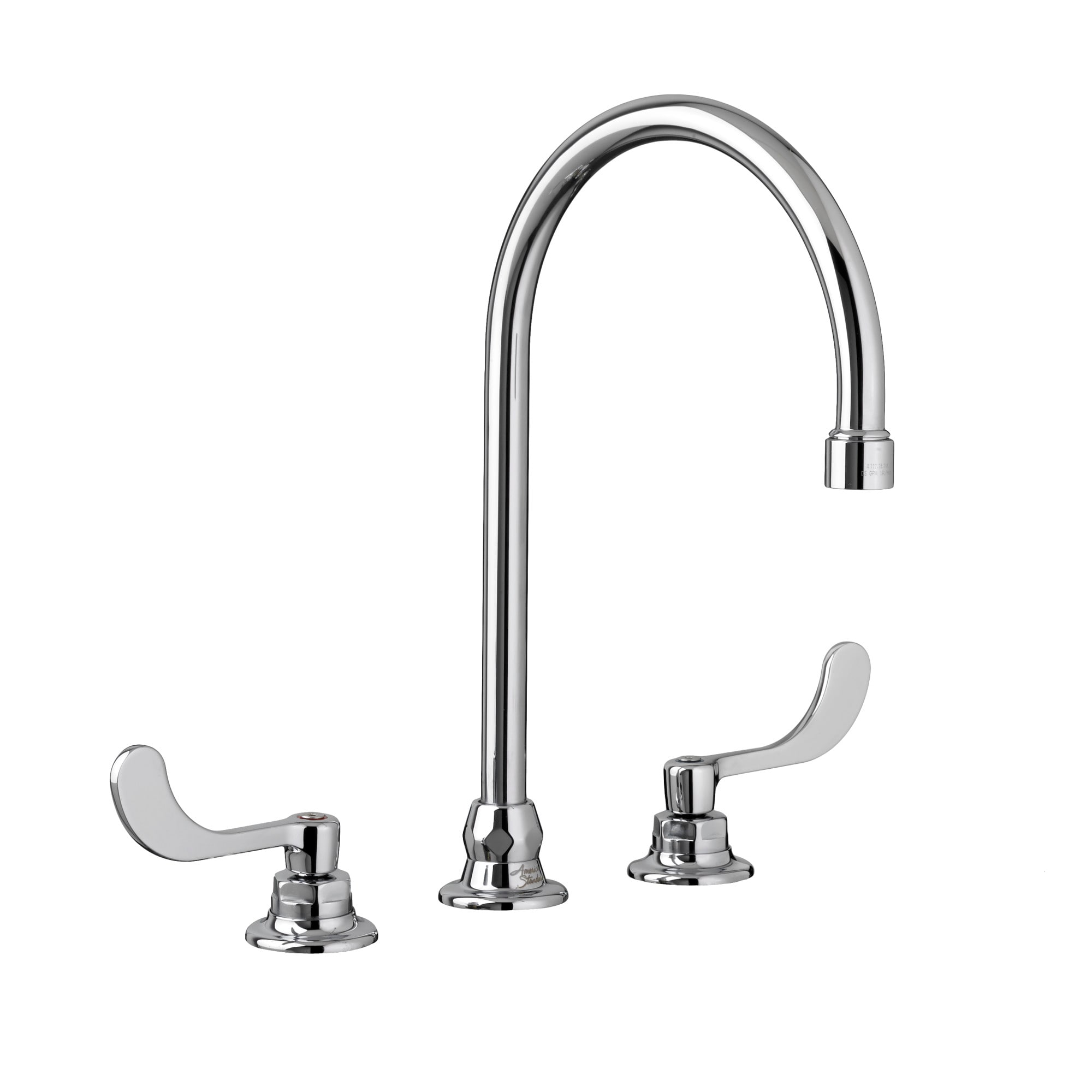 Monterrey Polished Chrome Double Handle Gooseneck Bathroom Faucet
