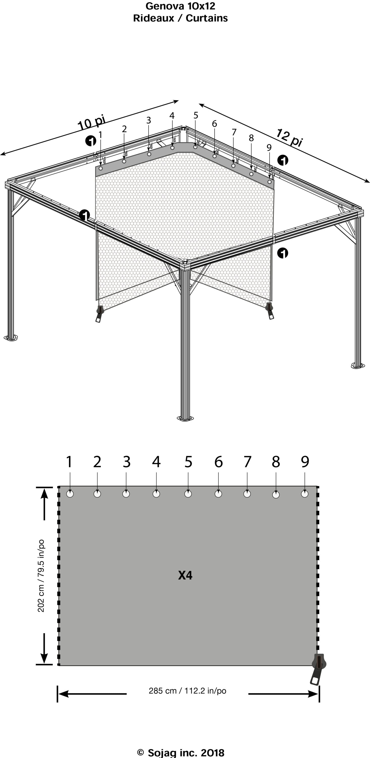 Sojag 135-9161373 Gazebo-Parts-Accessories - View #8