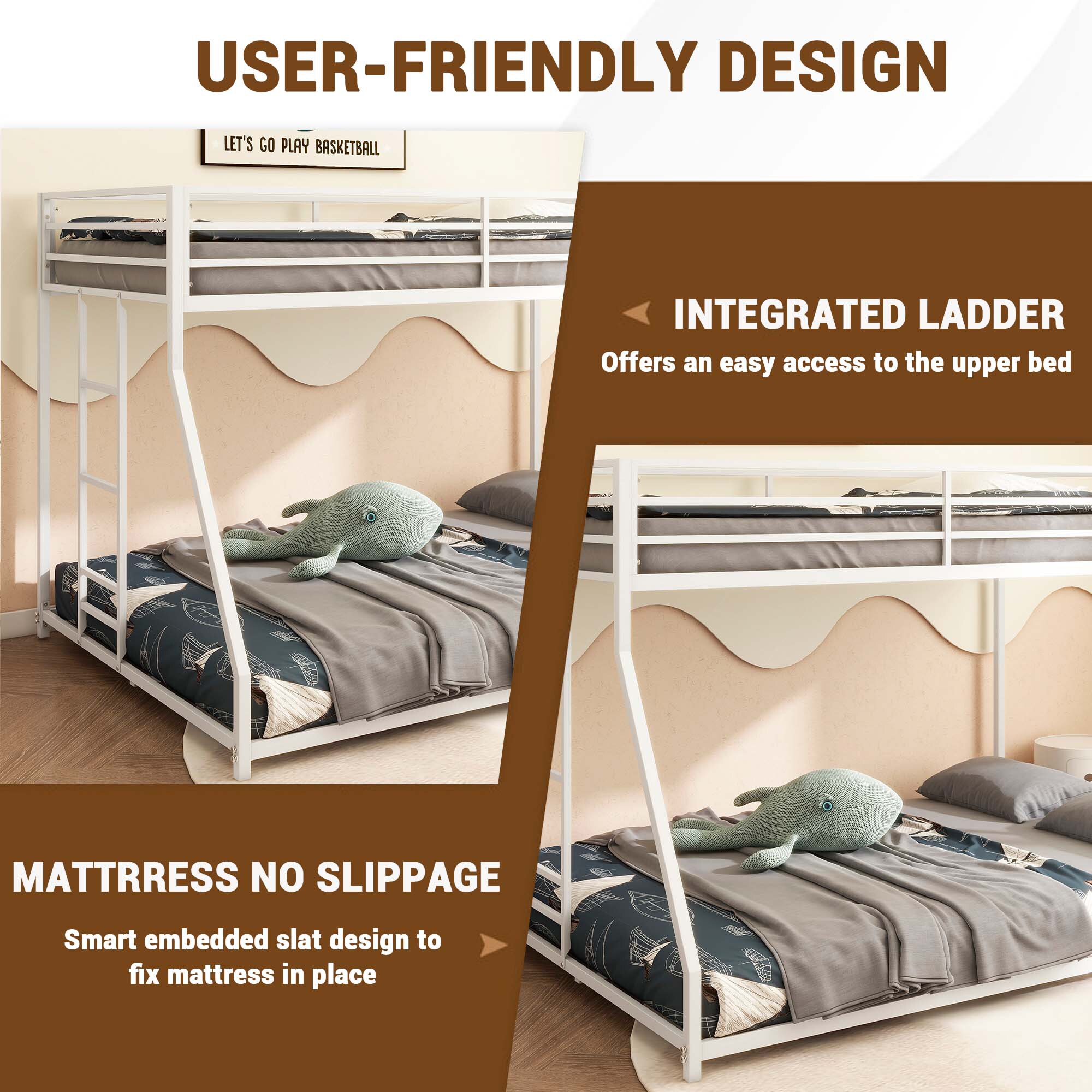 Fun Orange FUNS3BE03 Bunk-Beds - View #5