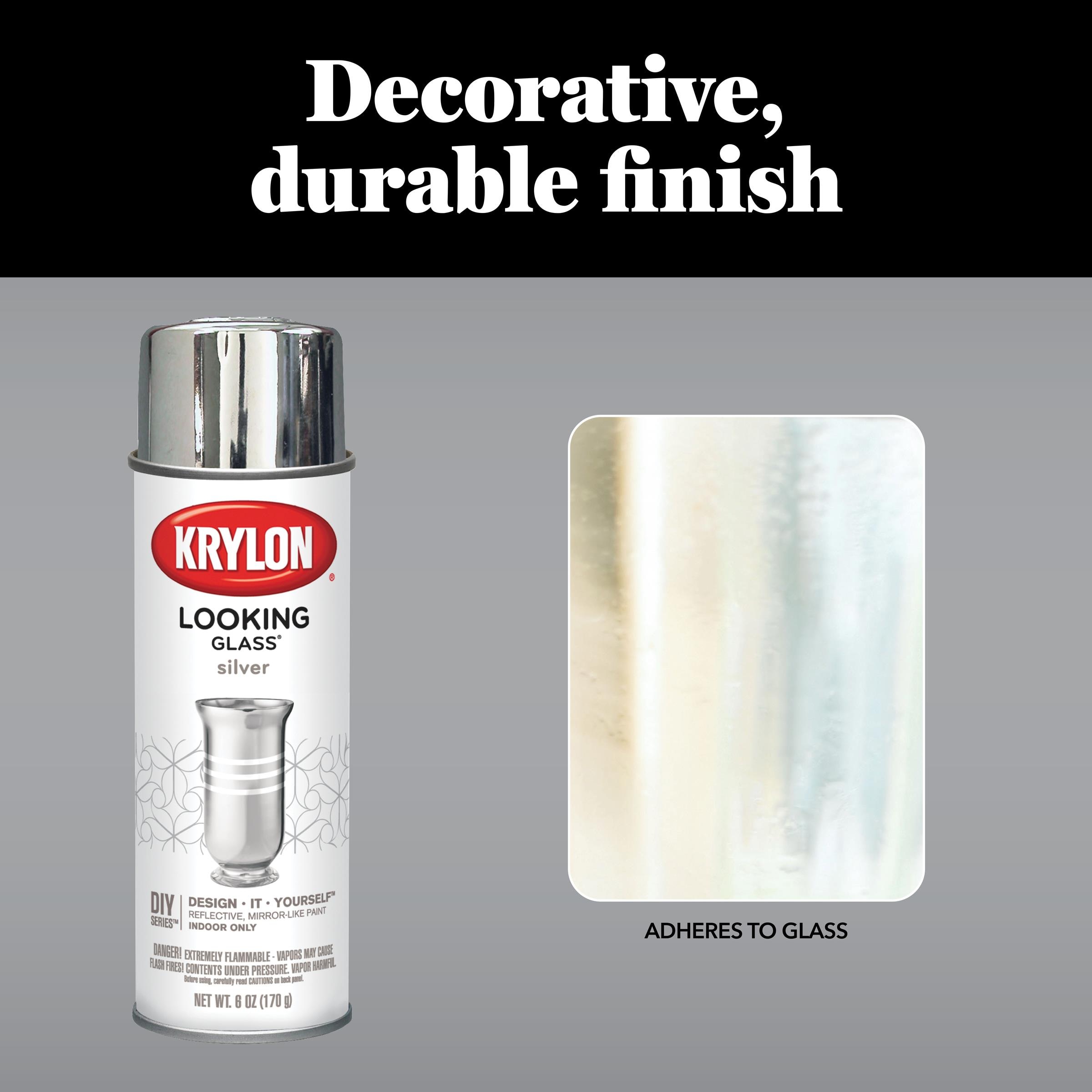 Krylon High-gloss Silver Metallic Spray Paint (NET WT. 12-oz) at