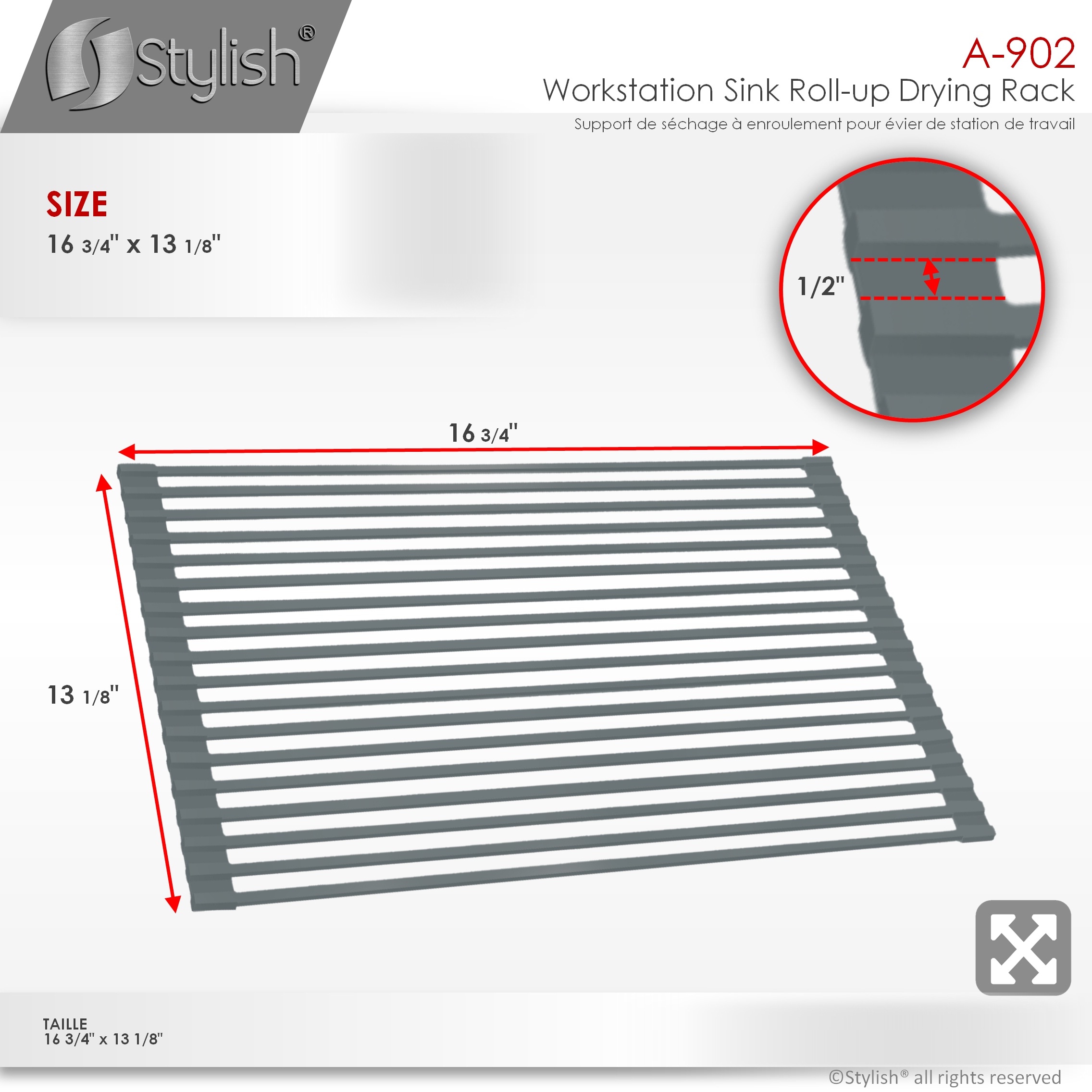 Stylish A-902DG Dish-Racks-Trays - View #7