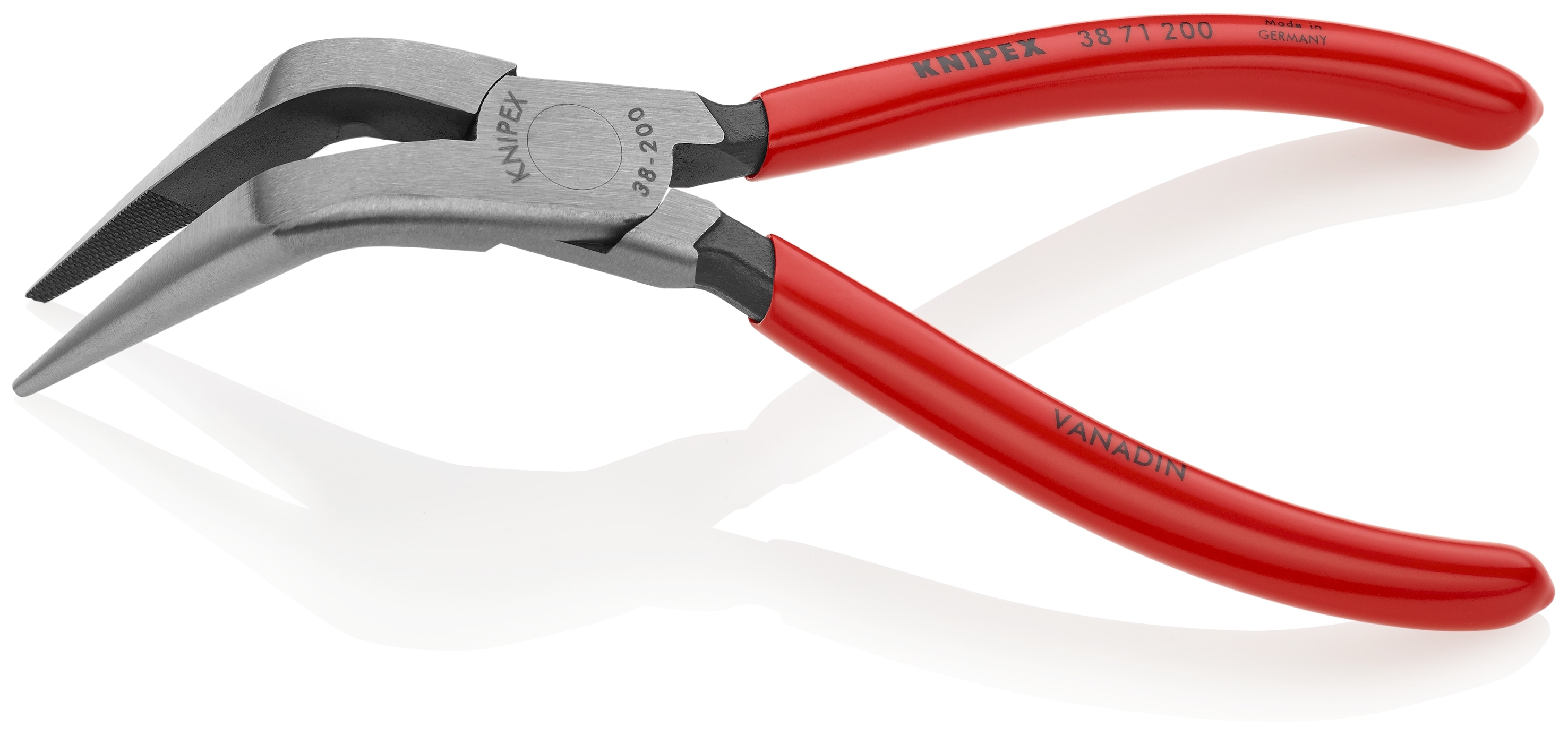 Half round nose pliers for mechanics KNIPEX 35 22 115