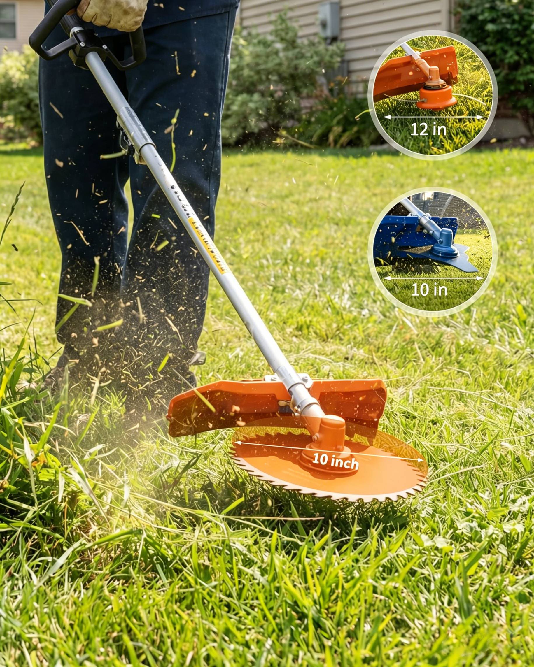 GarveeLife 4E2-DCJ0415003 Cordless-String-Trimmers - View #2