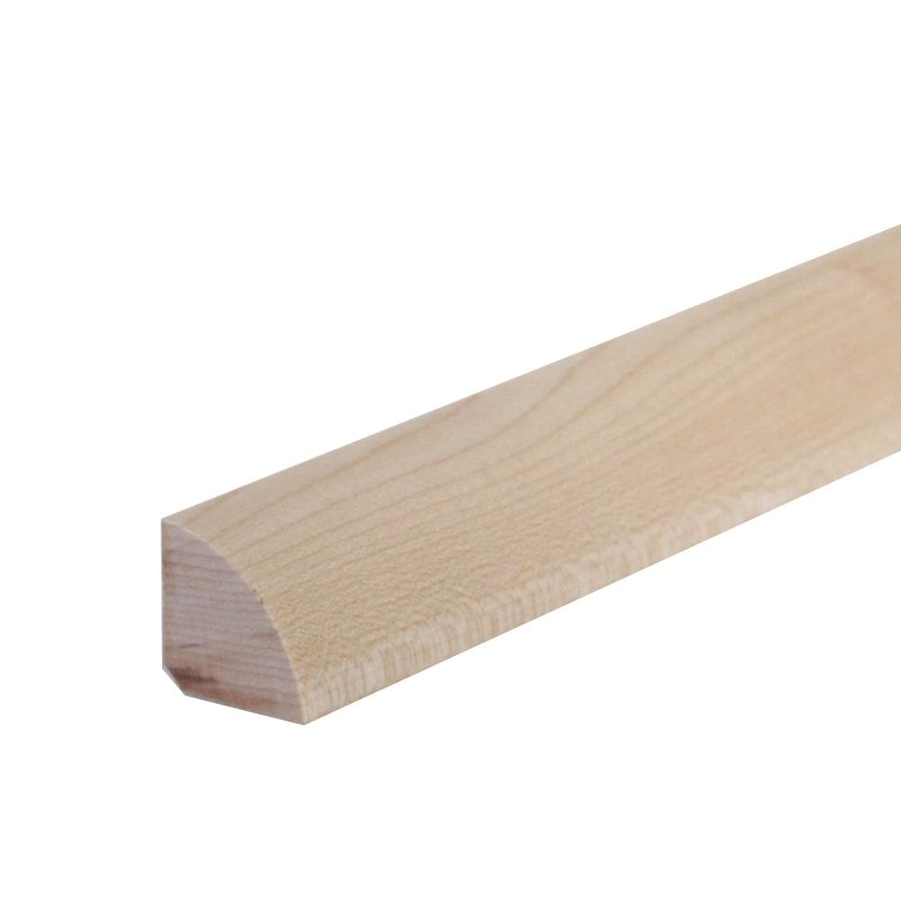 Flexco 1124449 Natural 0.75-Inches T x 0.75-Inches W x 78-Inches L Solid wood Quarter round