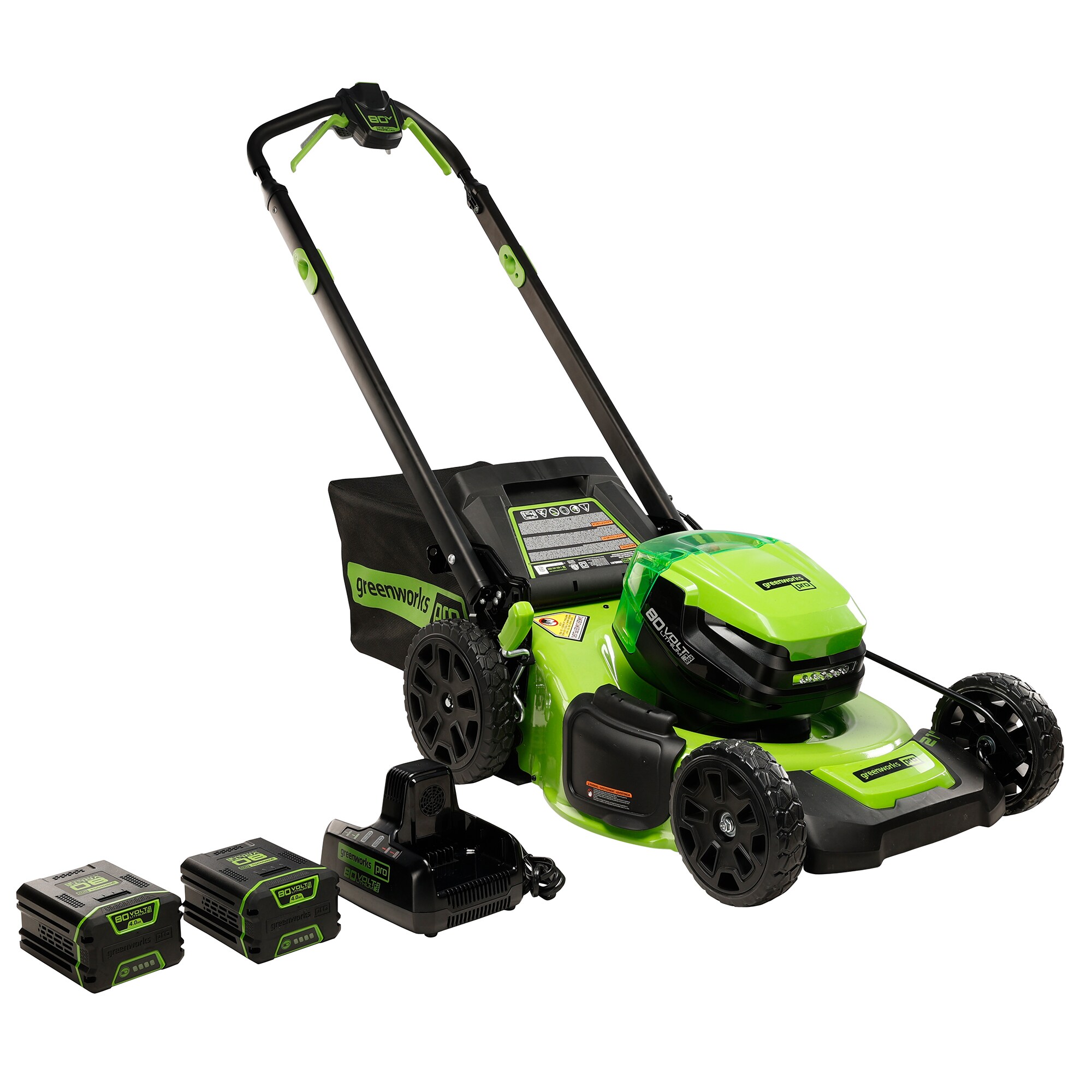 80-volt max Battery Cordless Electric Push Lawn Mowers at