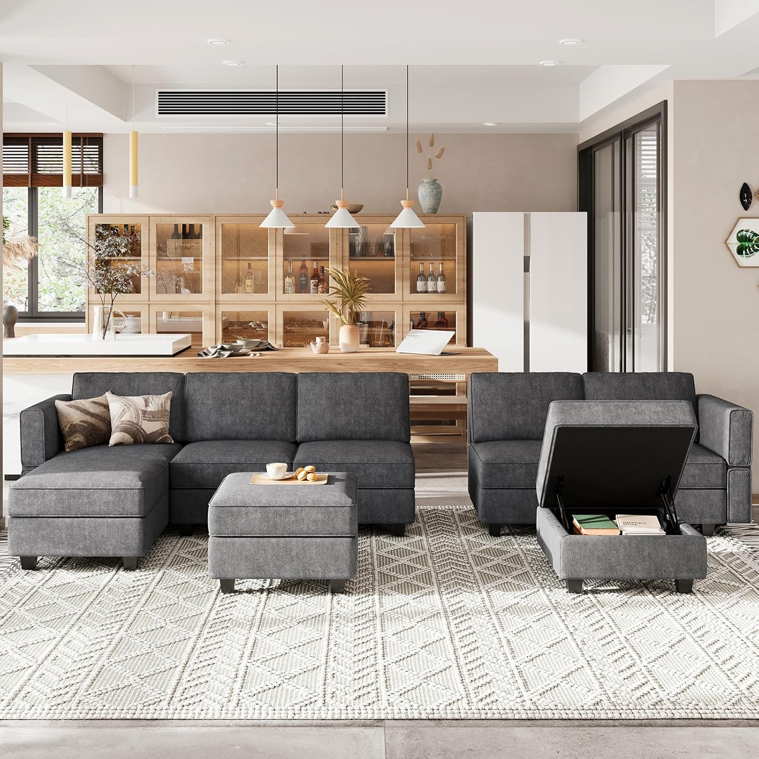 Belffin BF196-2-A4BC-DGRAY futons - View #6