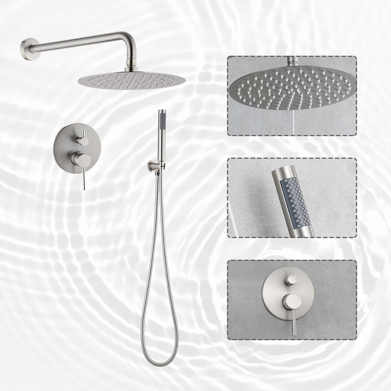 Flynama RB-QY-0769 Showerhead-Bar-Panels - View #4