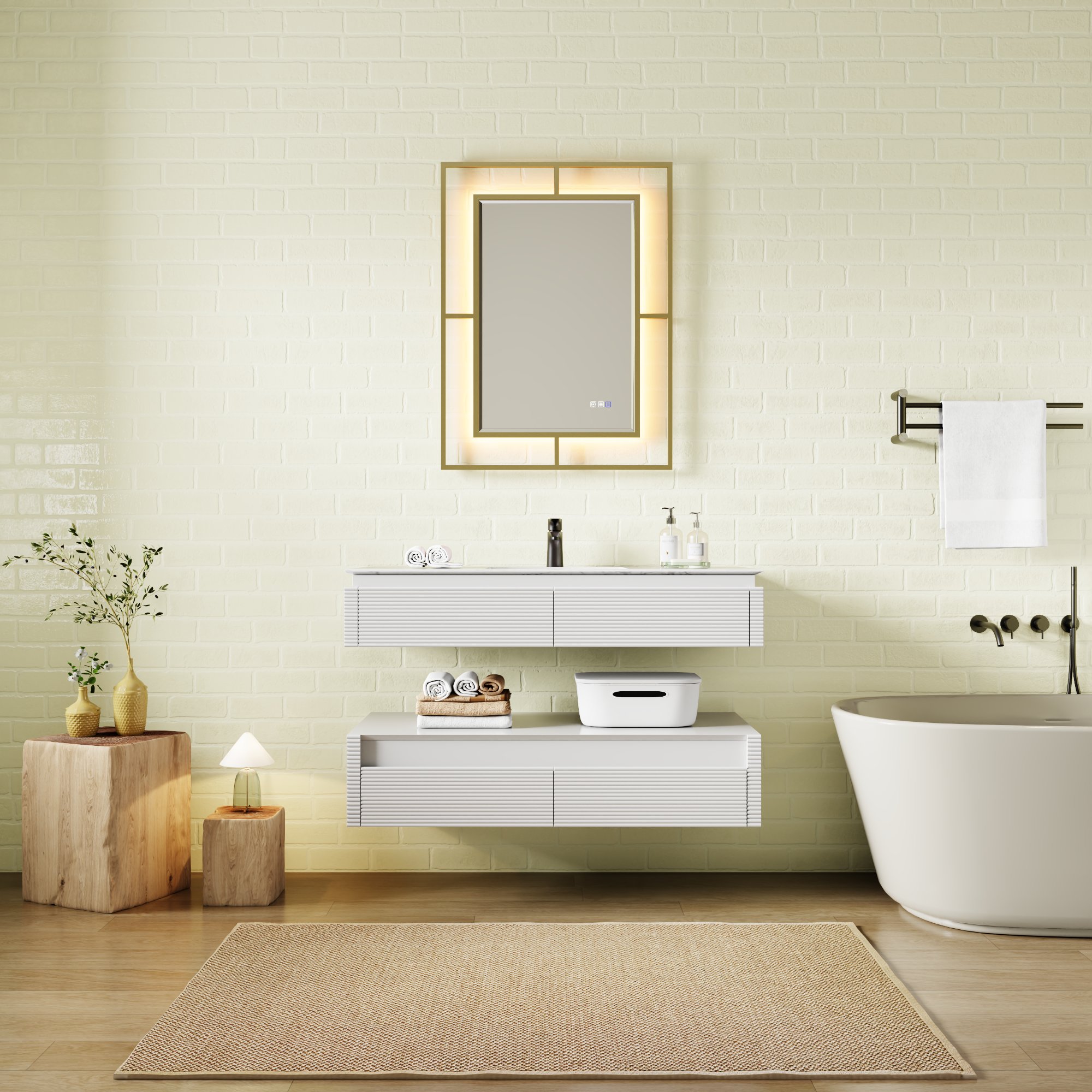 ExBrite EXBM3040V10GXX Framed-Bath-Mirrors - View #13