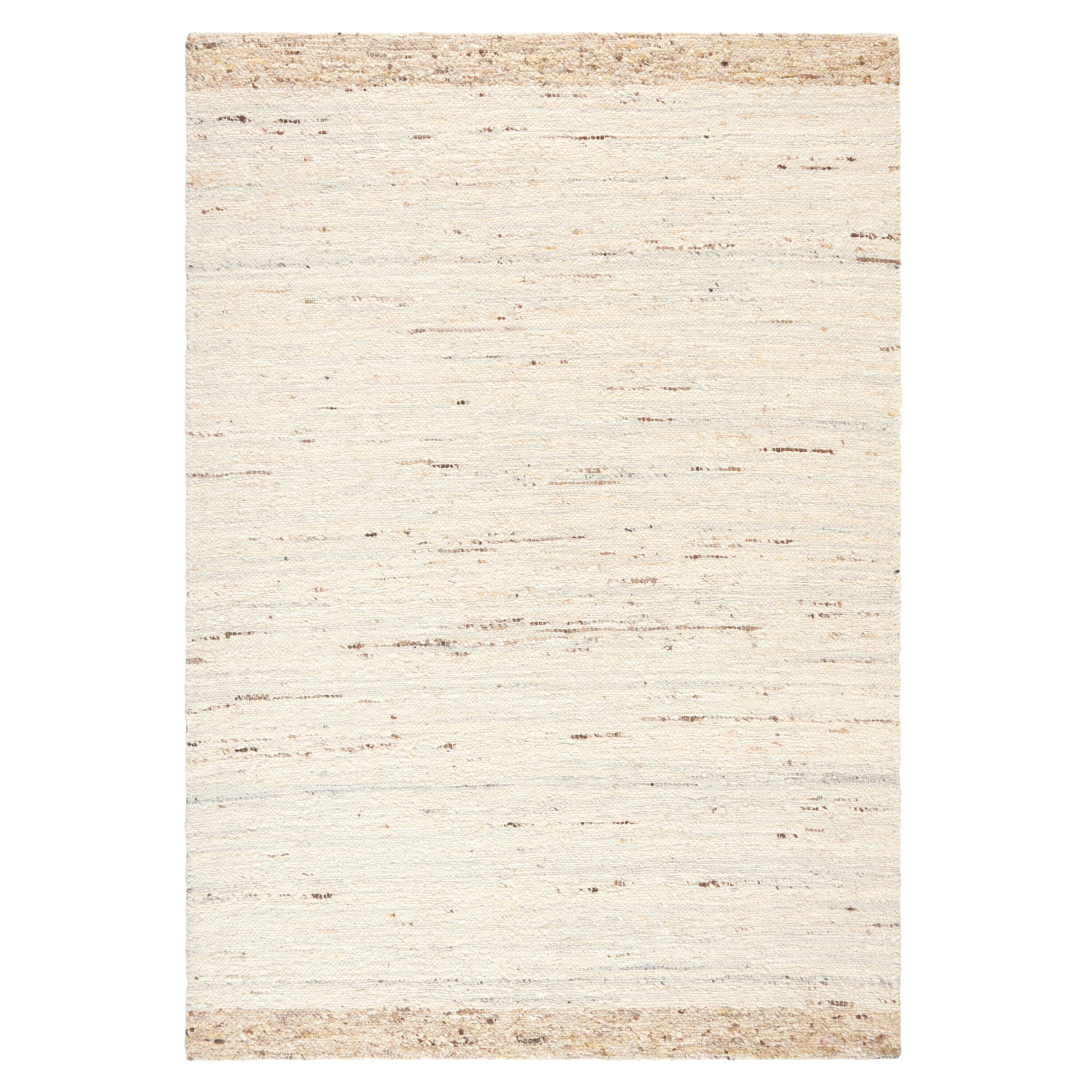 Town & Country Living 2A-01-100 6 x 9 (ft) Loomed Polyester Ivory/Beige Rectangular Indoor Border Area rug