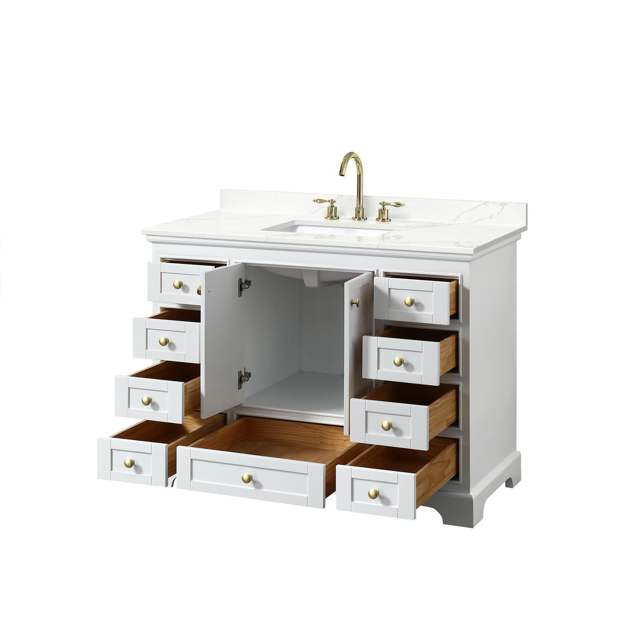 Wyndham Collection WCS202048SWGGTUS3MXX Bath-Vanity-Combo - View #2