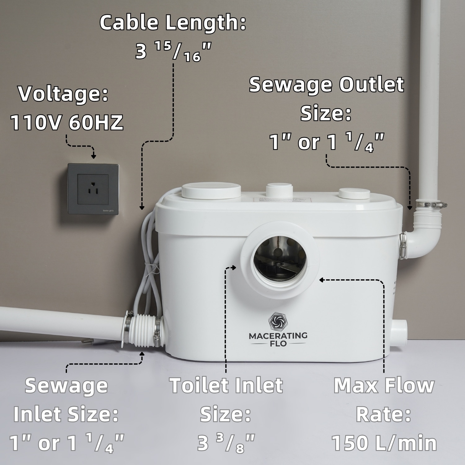Maceratingflo LSMF750T01 toilets - View #9
