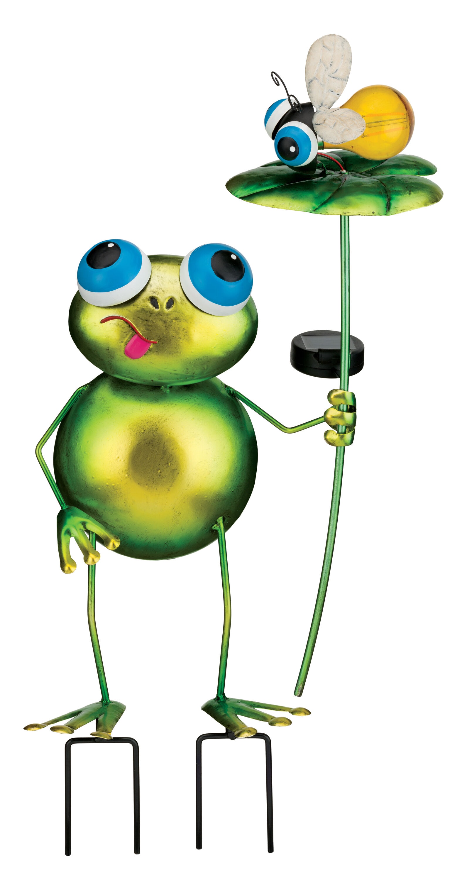 Regal Art & Gift 13252 25-Inches Green Metal Solar Animals Stake