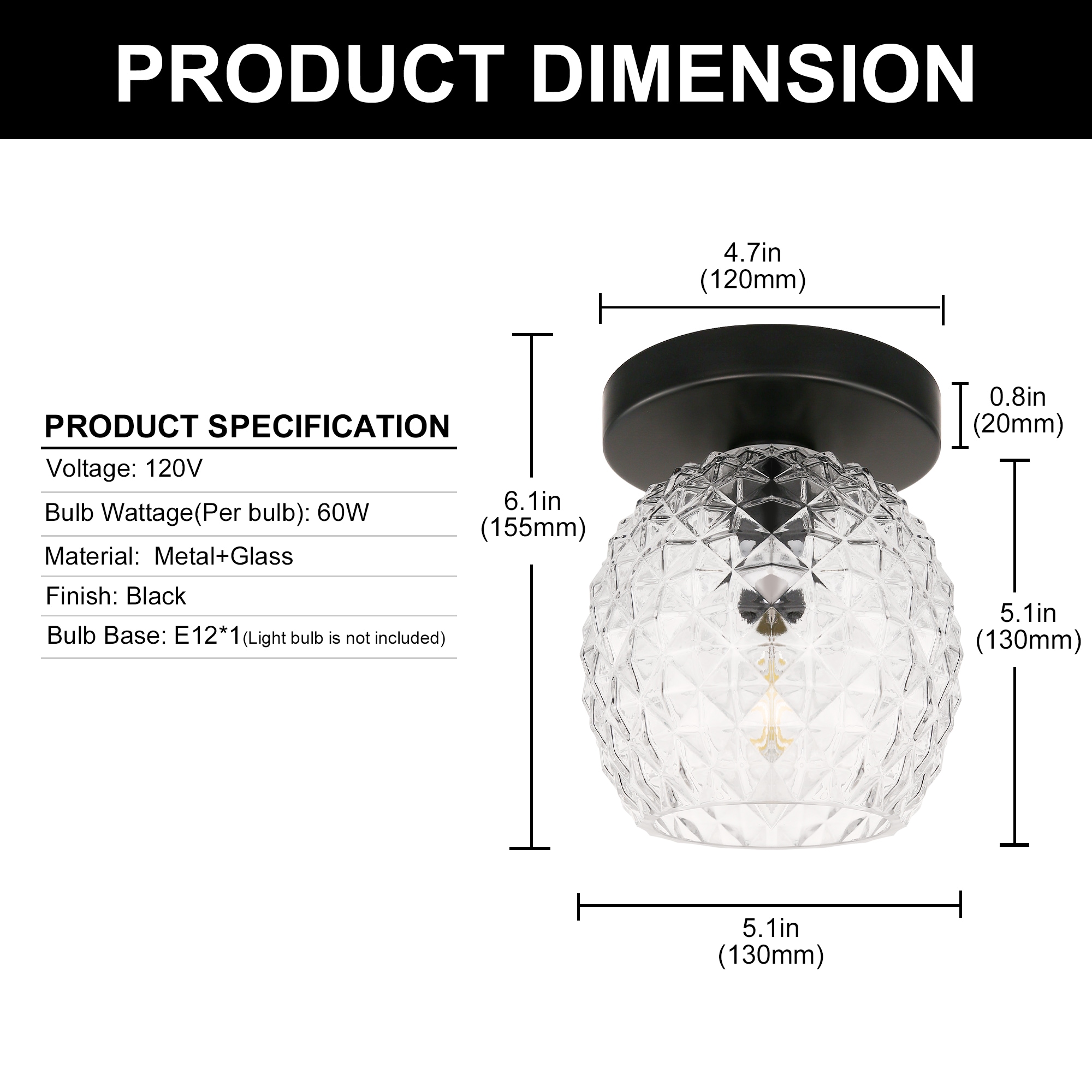 YANSUN LA-NB07101AGD-11 flushmounts - View #5