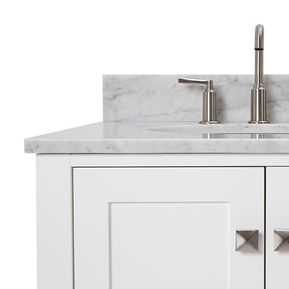 ARIEL A037SLCW2OVOWHT Bath-Vanity-Combo - View #10