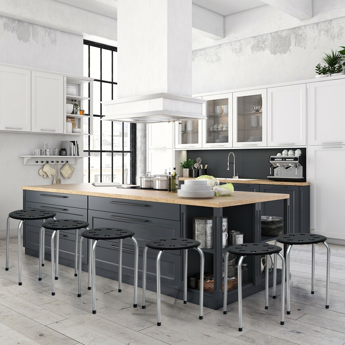 Sumyeg WF-HW64245GR-LA stools - View #2
