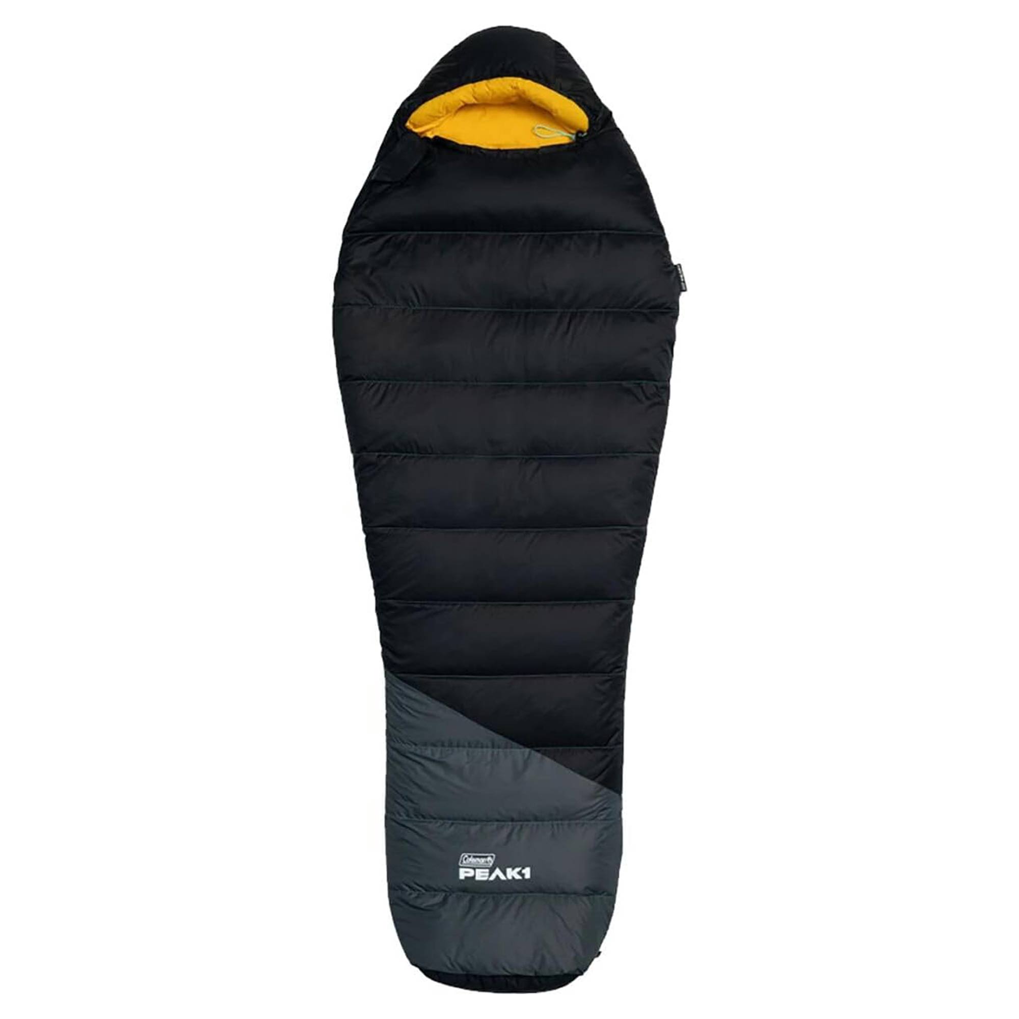Coleman 399974  Peak1 0-degree-f 1 Person Nylon Mummy Sleeping Bag, Black
