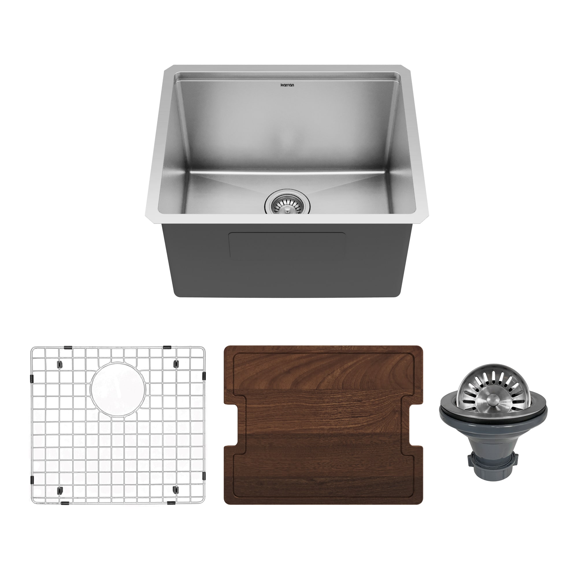 Karran WS-33-PK1 Kitchen-Sinks - View #2