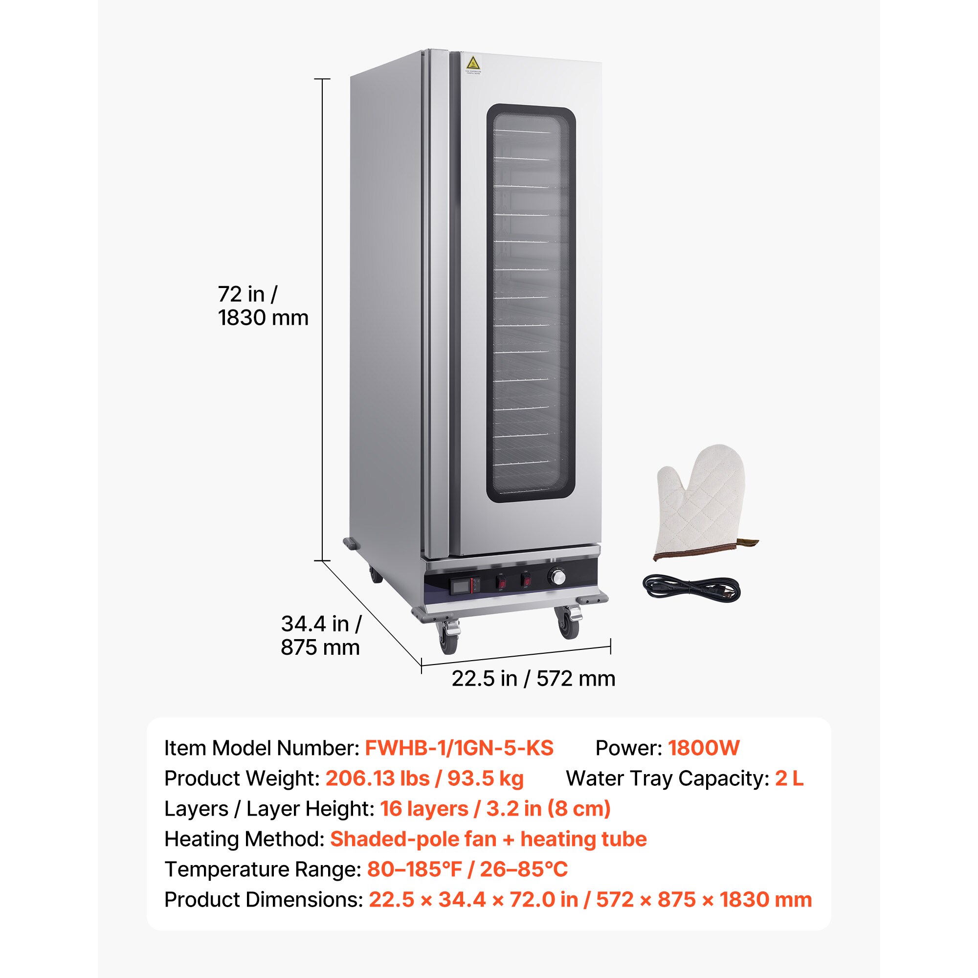 VEVOR SCDXSPBWJBXG15869V1 Buffet-Servers - View #7