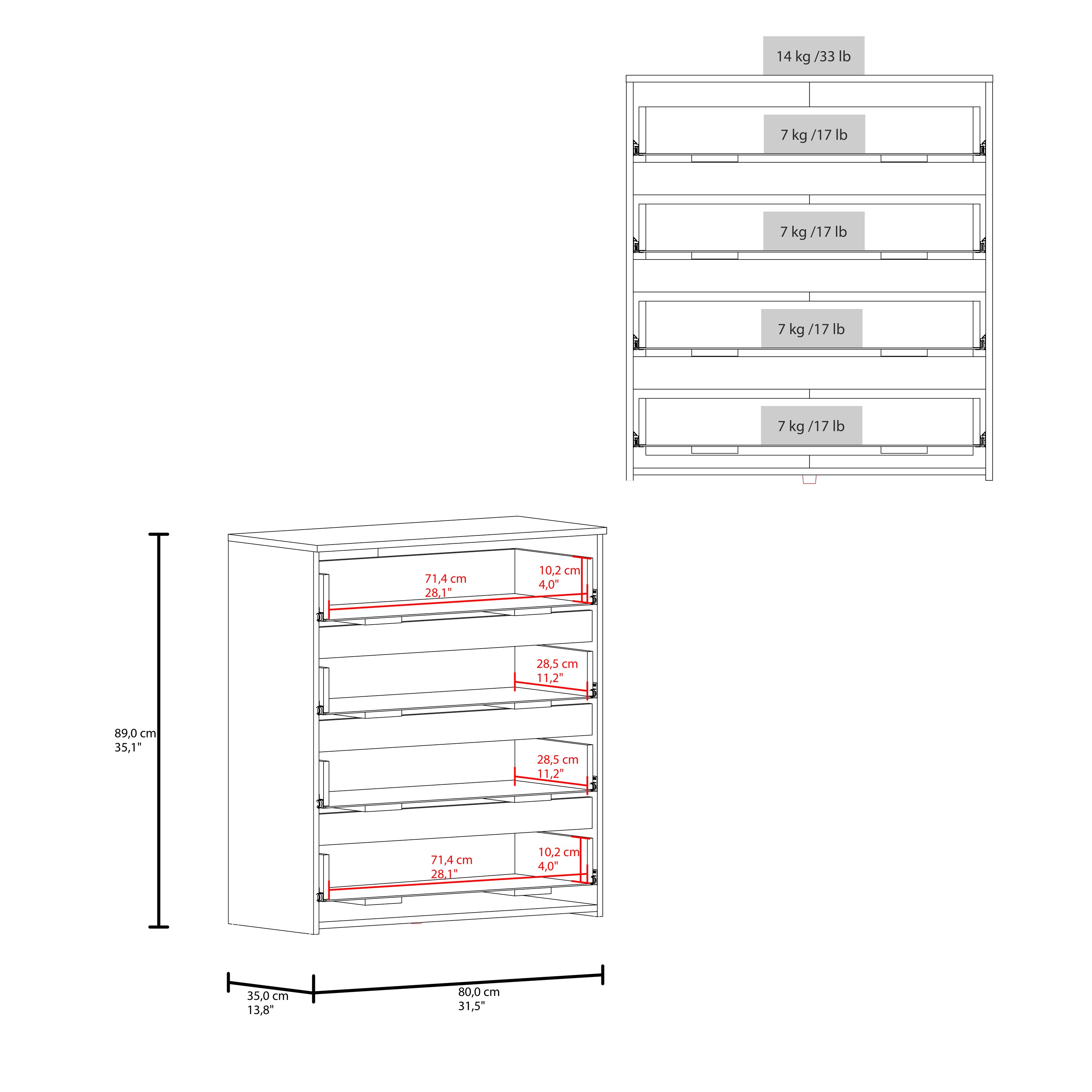 GLANZEND 6514S992I dressers - View #3