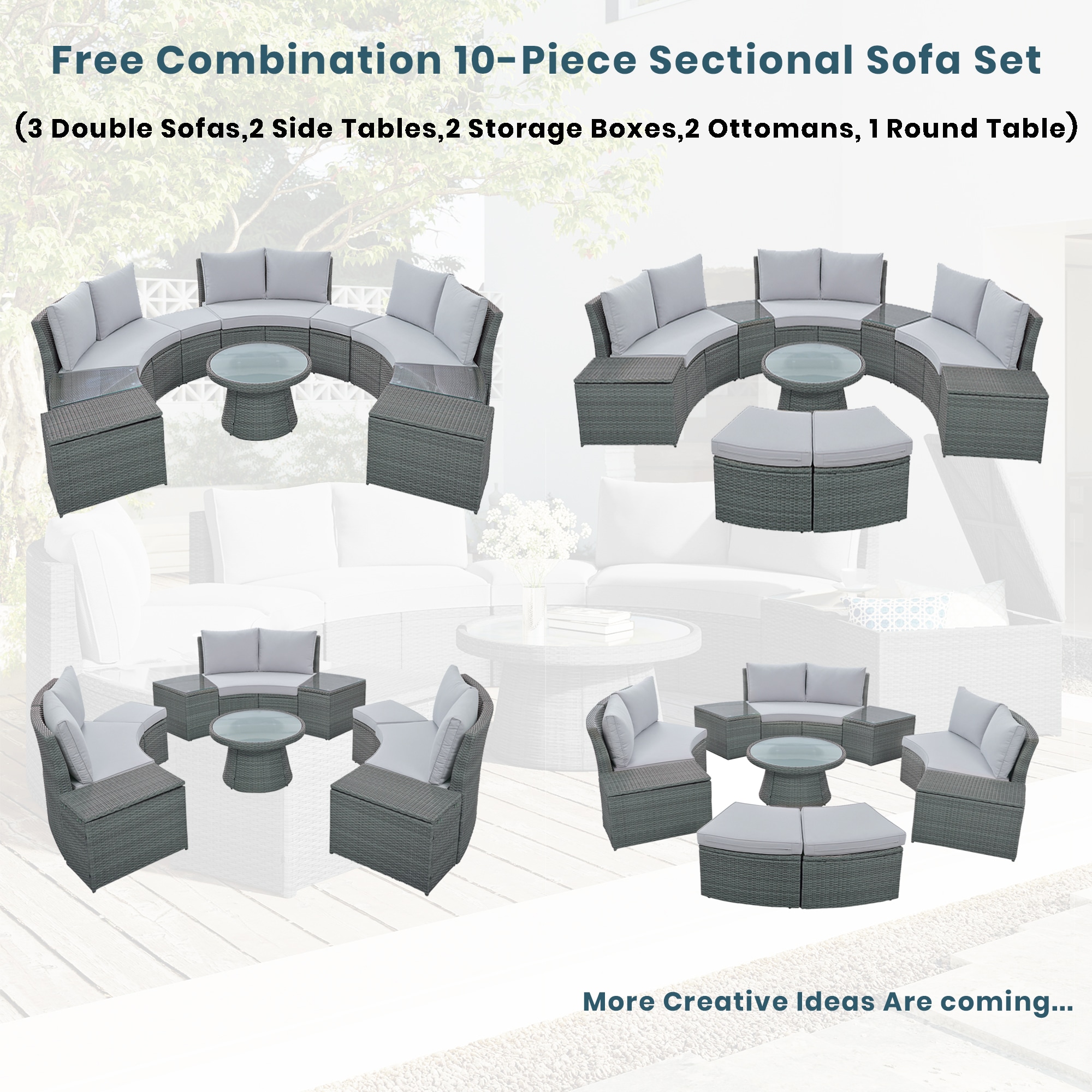 ModernLuxe L-SP100002AAE Patio-Conversation-Sets - View #3