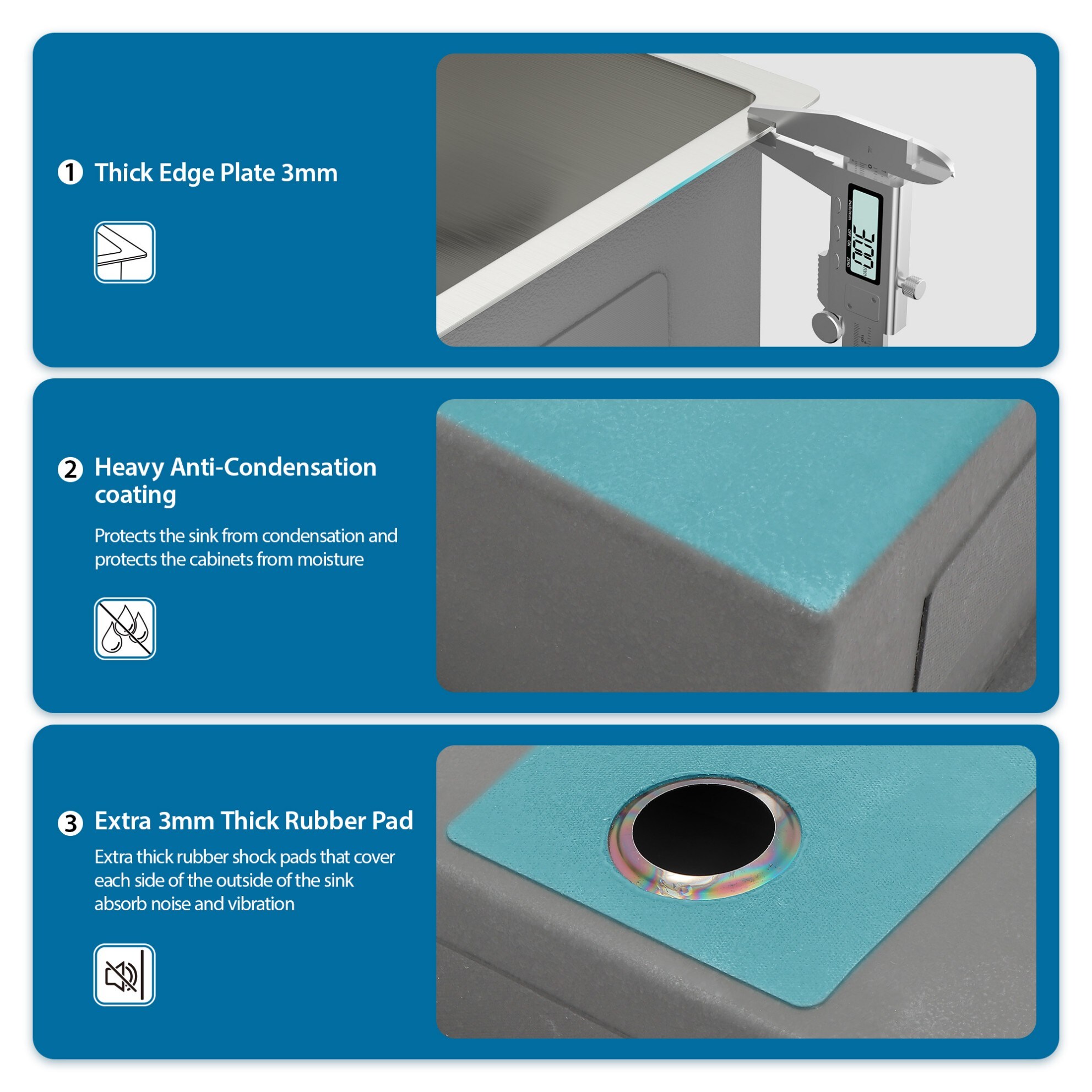 YERIVA DJGA354900 Kitchen-Sinks - View #7